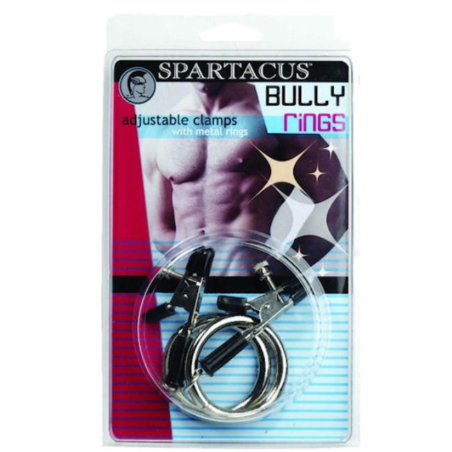 Nipple Clamps With Large Metal Ring by Spartacus