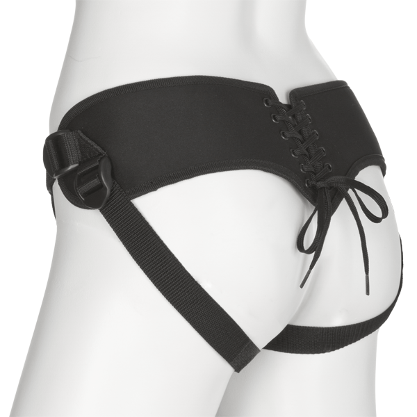 Doc Johnson Vac-U-Lock Platinum Corset Harness with Plug