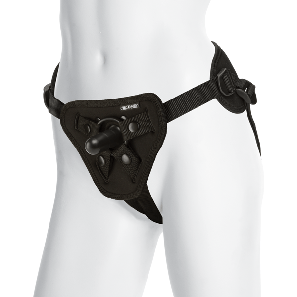 Doc Johnson Vac-U-Lock Platinum Corset Harness with Plug