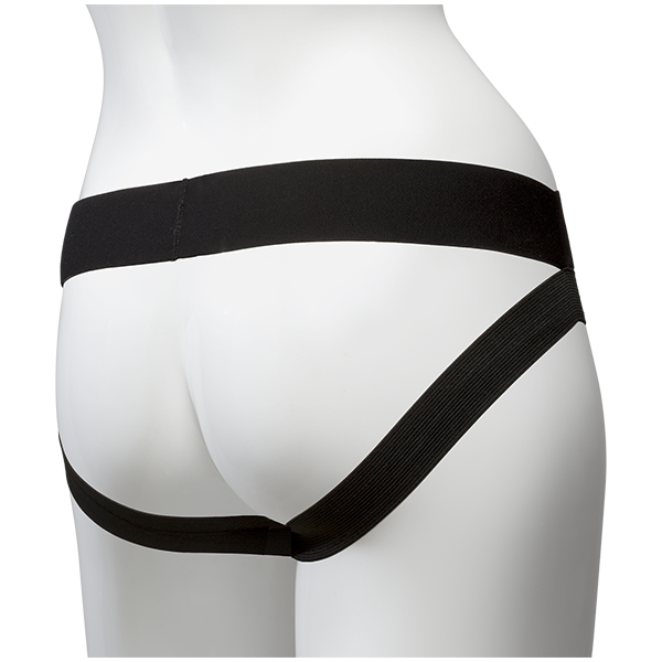 Vac-U-Lock Dual-Strap Panty Adjustable Harness With Plug - Two Size Options!