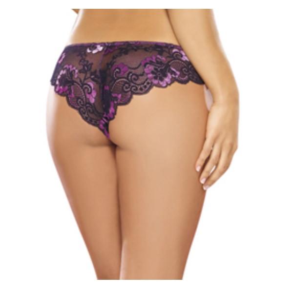 Cheeky Panty Small Iris/ Black
