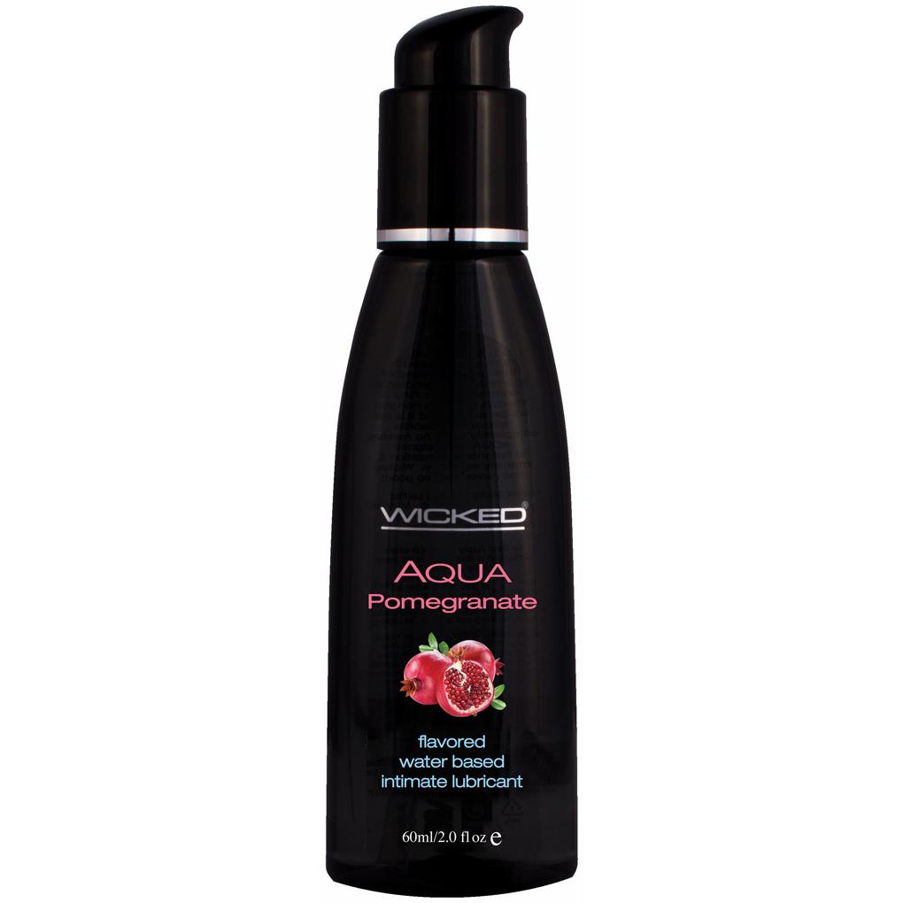 Wicked Aqua Pomegranate Lube 2 Oz