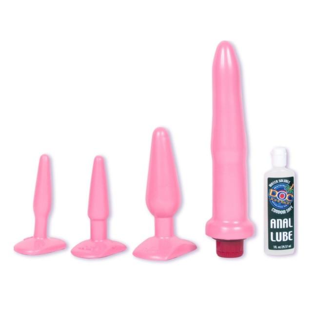 Doc Johnson Juli Ashton's Butt Plug & Vibrator 4-Piece Sex Toy Set