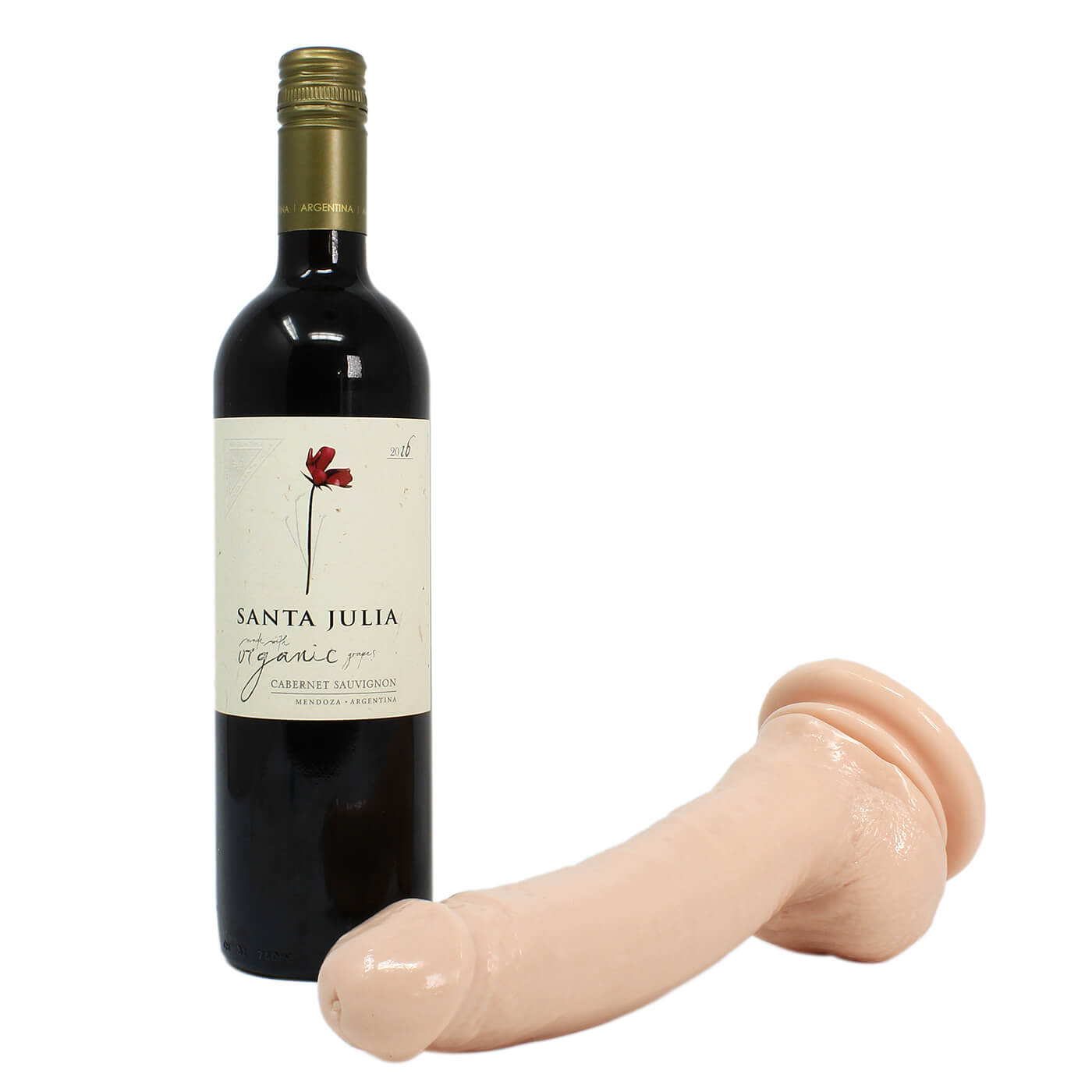 Basix 9 Inch Suction Cup Dildo
