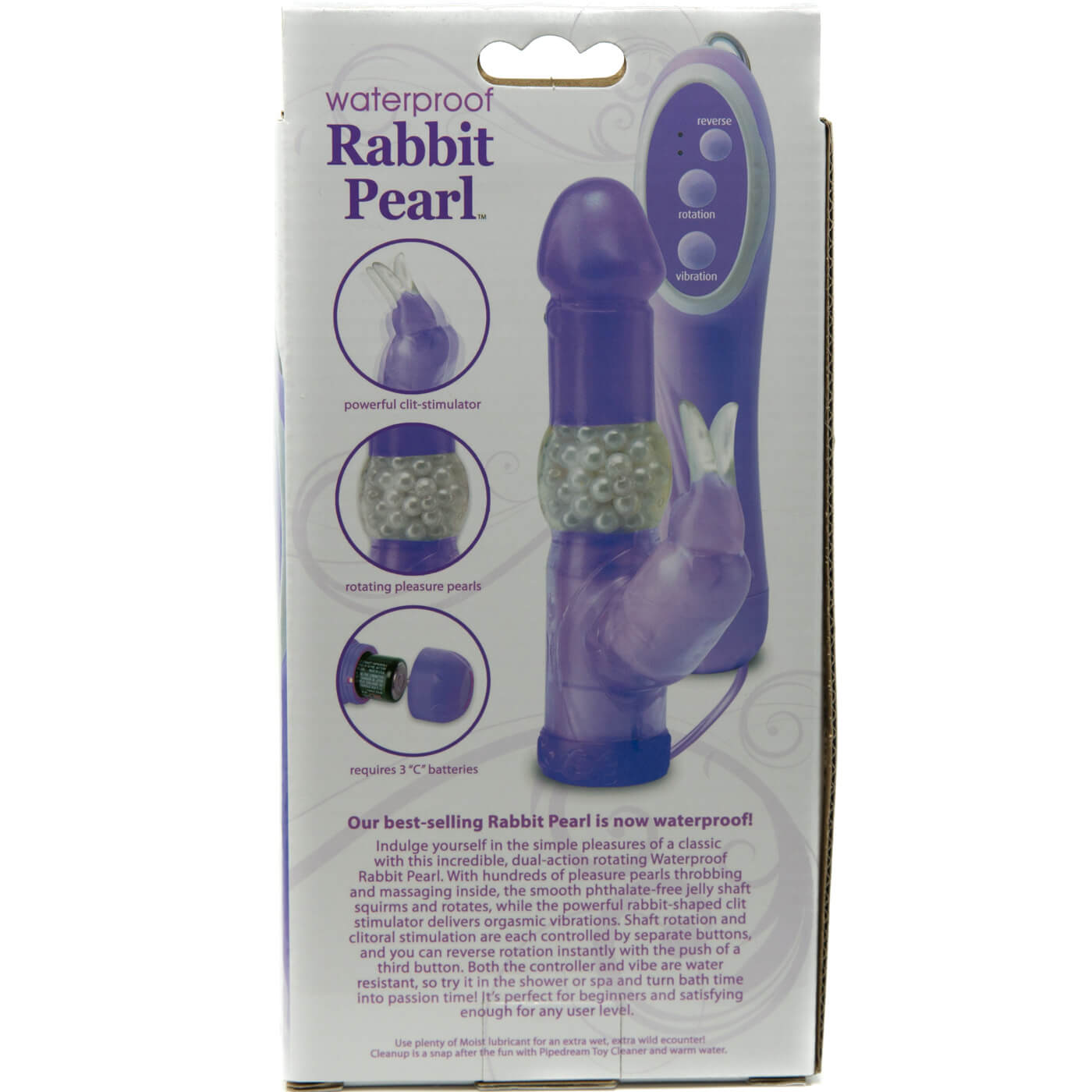 Classic Waterproof Purple Pearl Rabbit Vibe