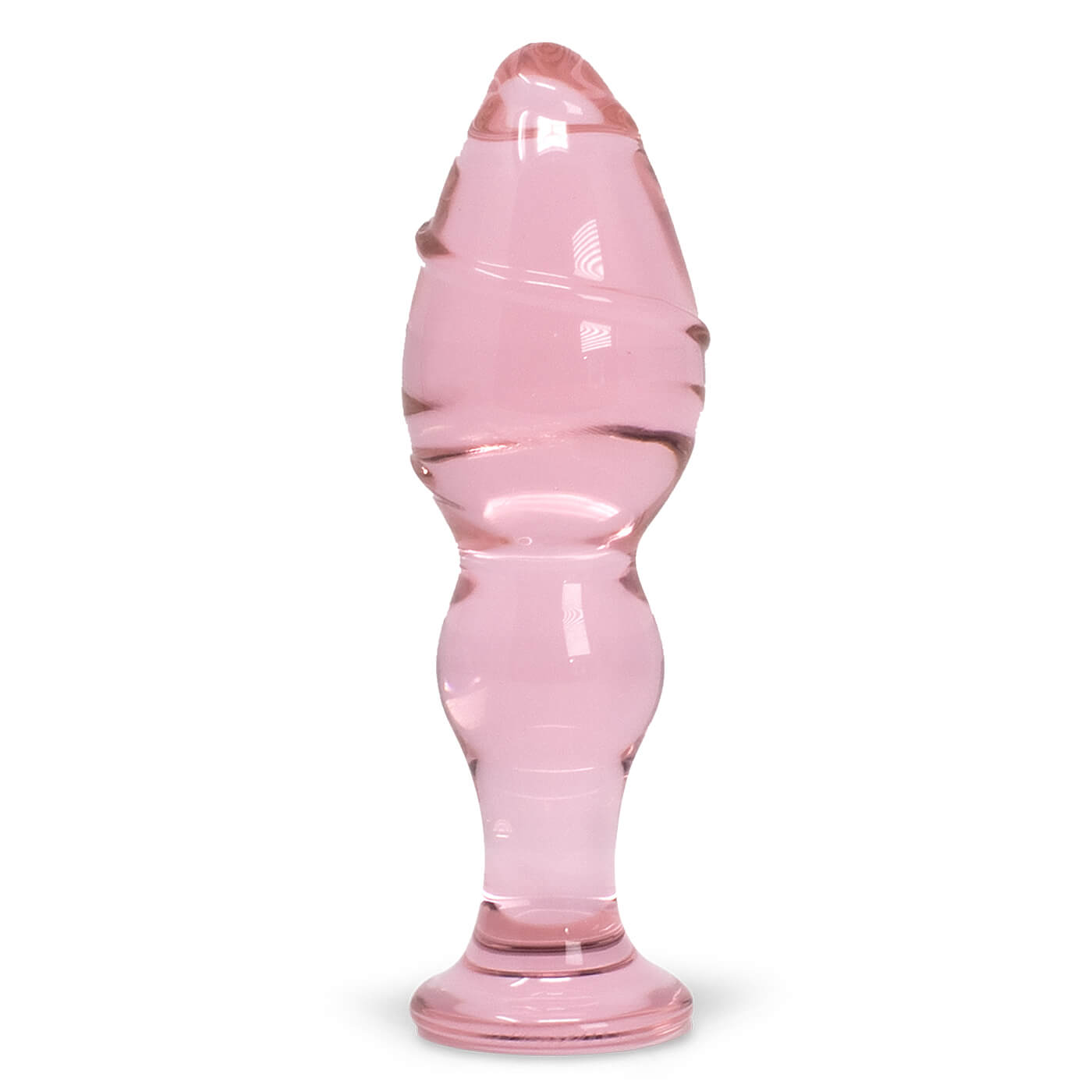 Icicles No. 27 Glass Pink Butt Plug