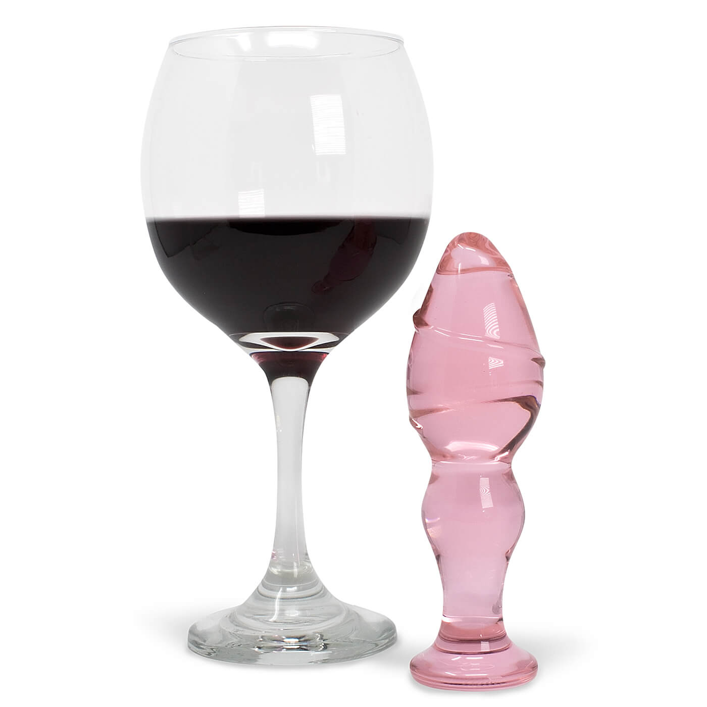 Icicles No. 27 Glass Pink Butt Plug
