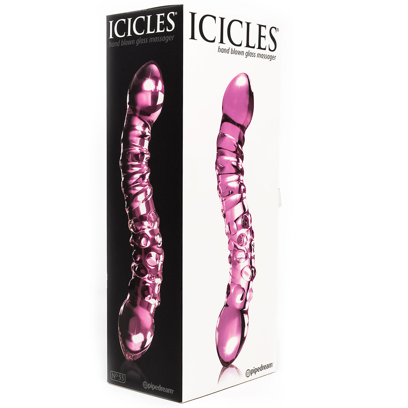 Icicles No. 55 G-Spot Curved Glass Dildo