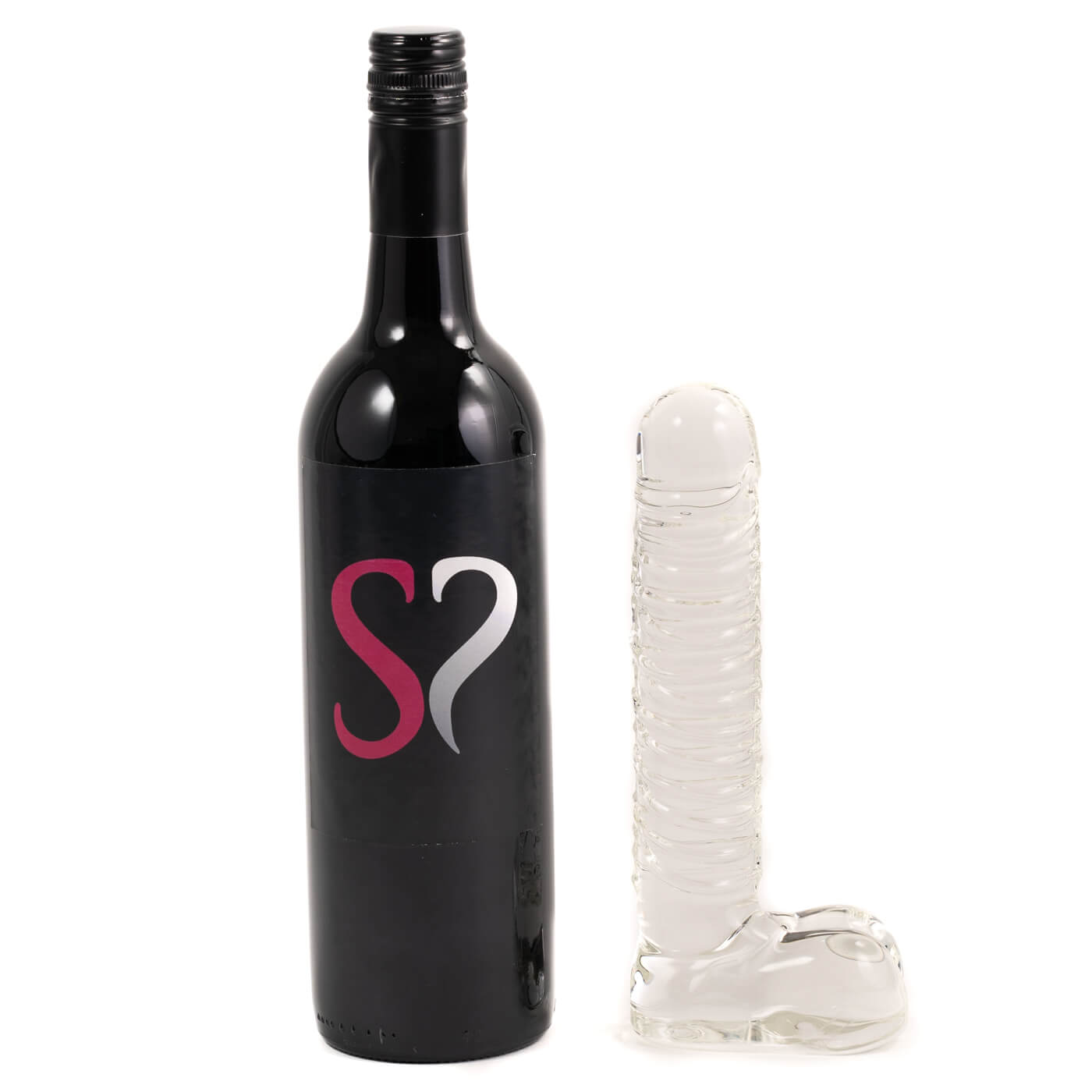 Icicles No. 63 Textured Swirly Glass Dildo