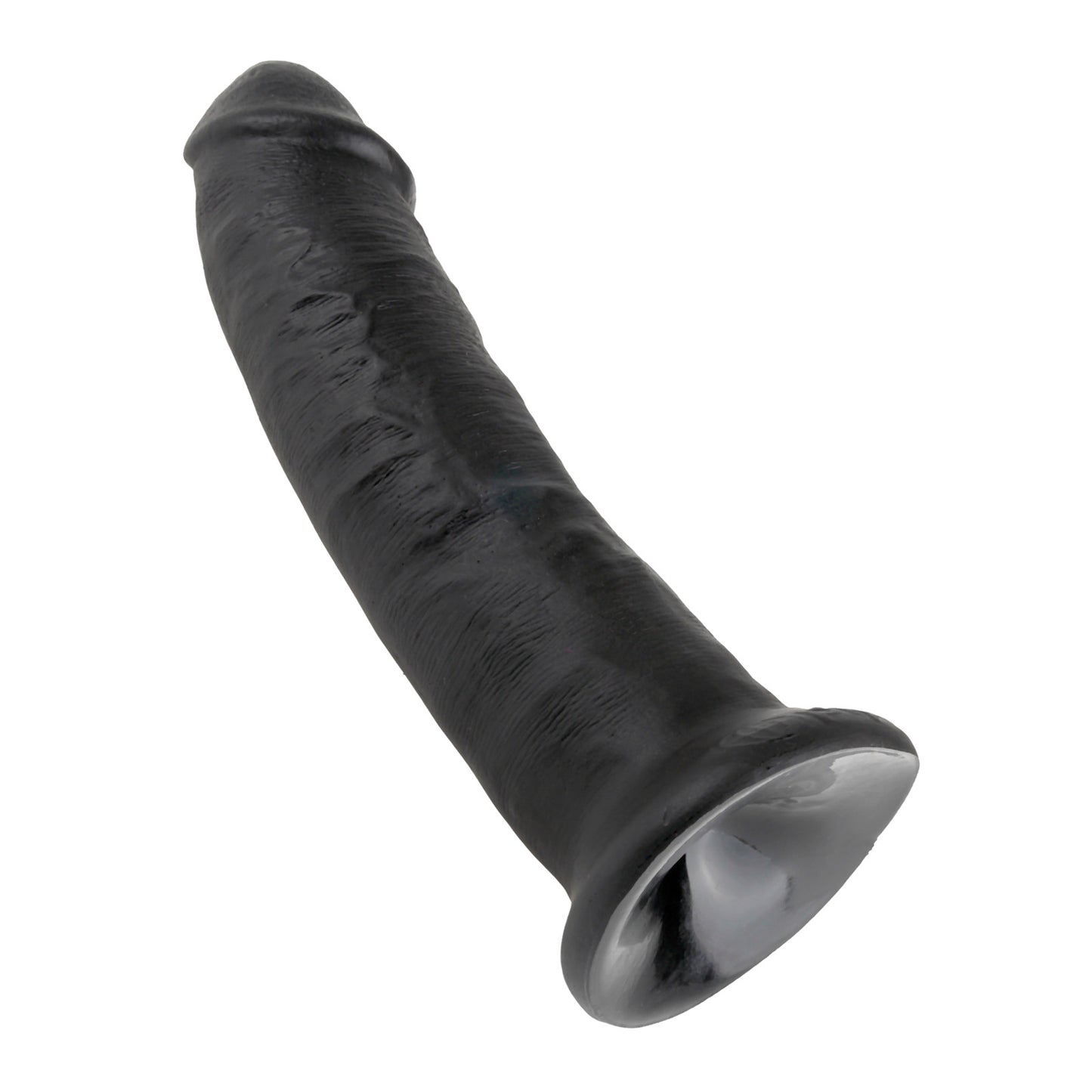 King Cock Ultra Realistic 9 Inch Black Dildo With Suction Cup
