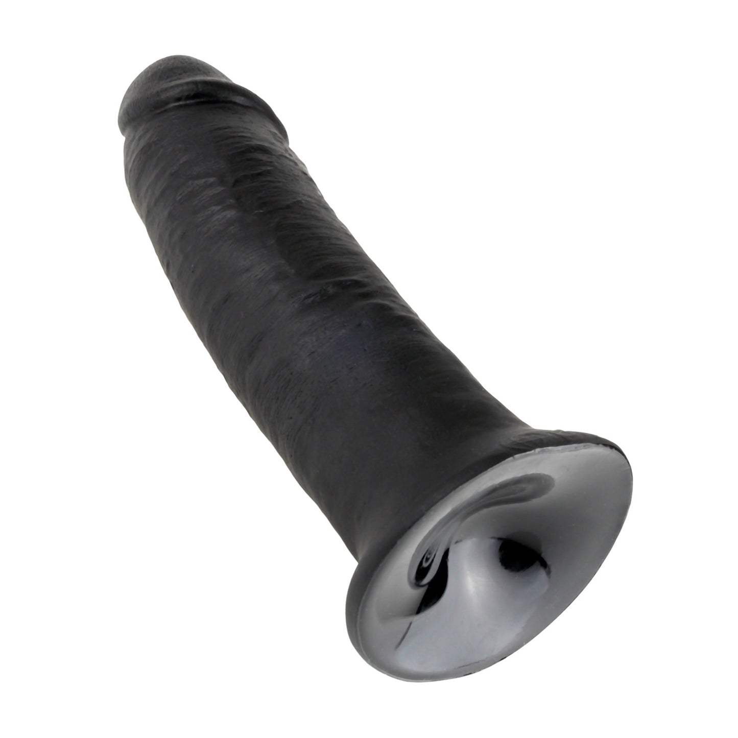 King Cock Ultra Realistic 10 Inch Black Suction Cup Dildo