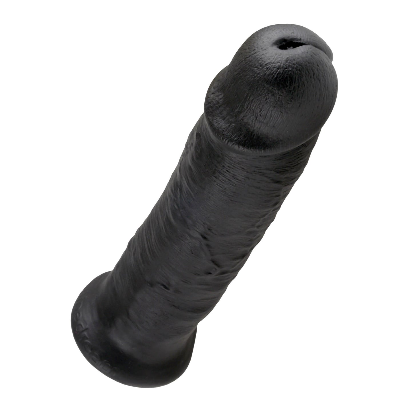 King Cock Ultra Realistic 10 Inch Black Suction Cup Dildo
