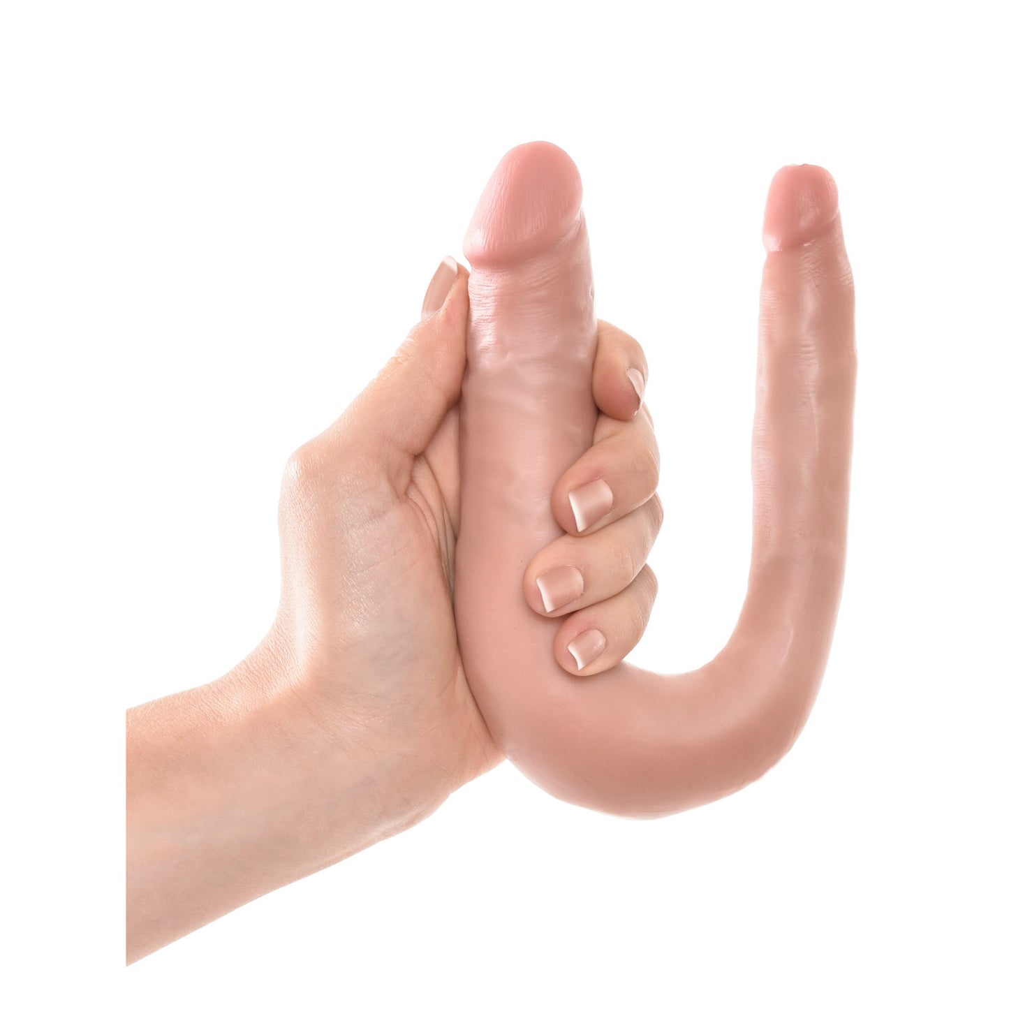 King Cock Ultra Realistic U-Shaped Small Double Trouble Dildo