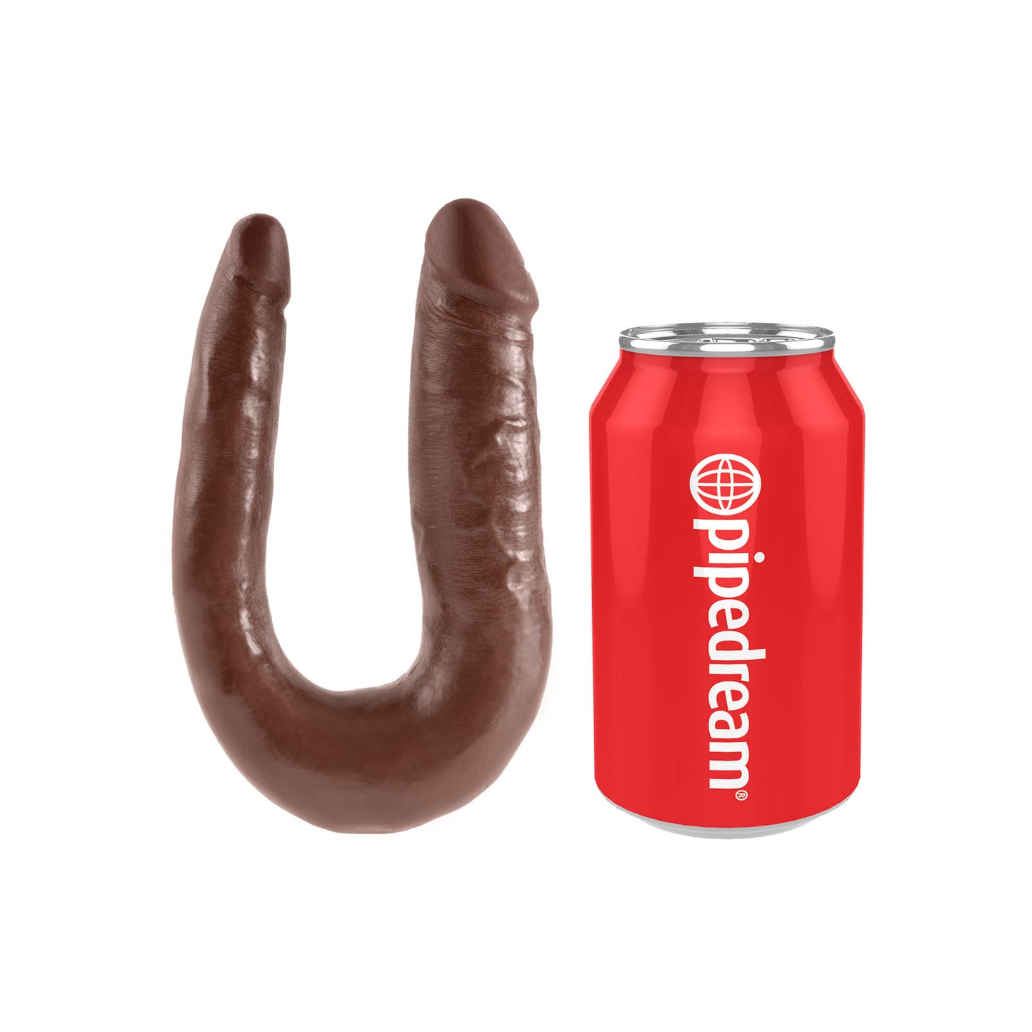 King Cock Ultra Realistic U-Shaped Small Double Trouble Dildo