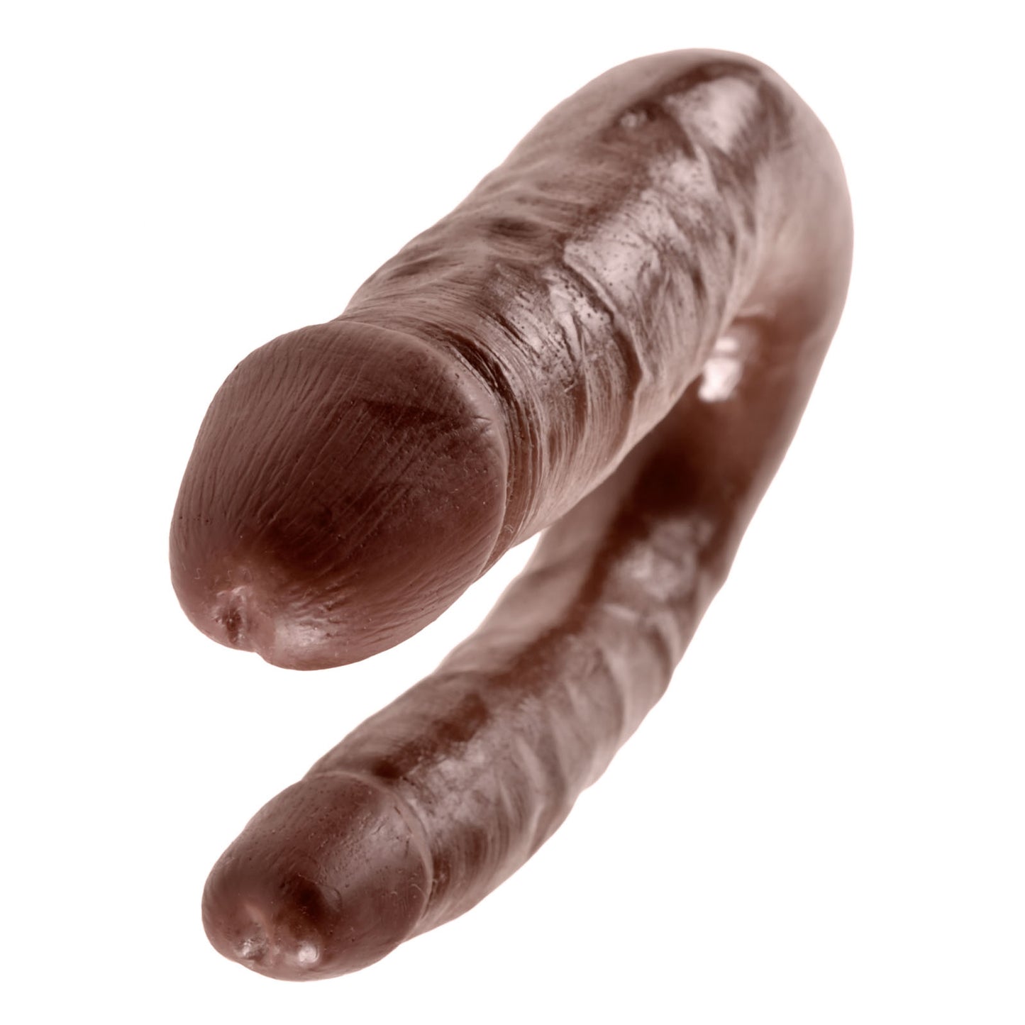 King Cock Ultra Realistic U-Shaped Small Double Trouble Dildo