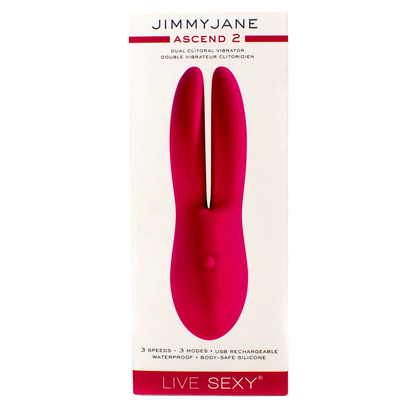 Jimmyjane Ascend 2 Waterproof 6 Function USB Rechargeable Clitoral Vibrator