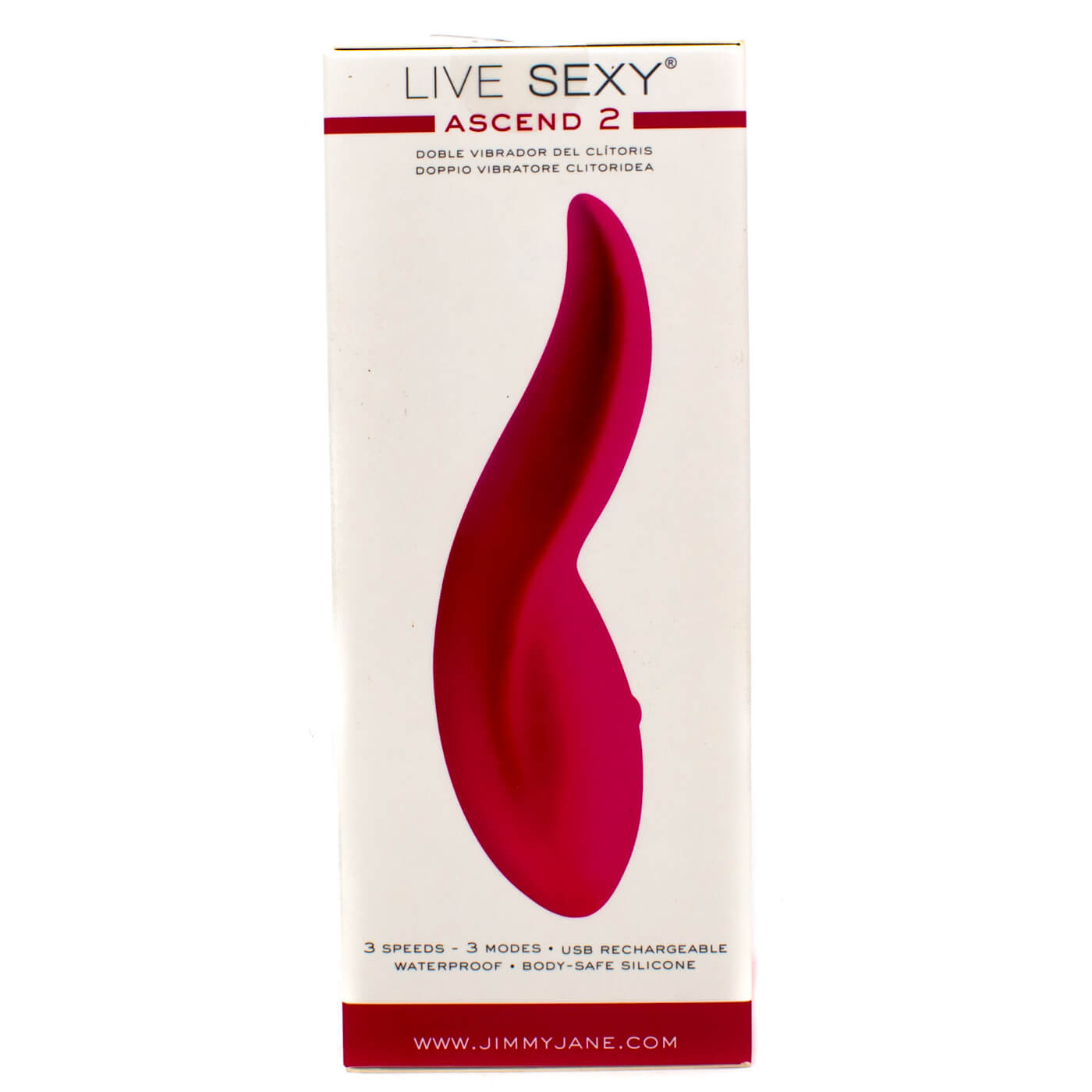 Jimmyjane Ascend 2 Waterproof 6 Function USB Rechargeable Clitoral Vibrator