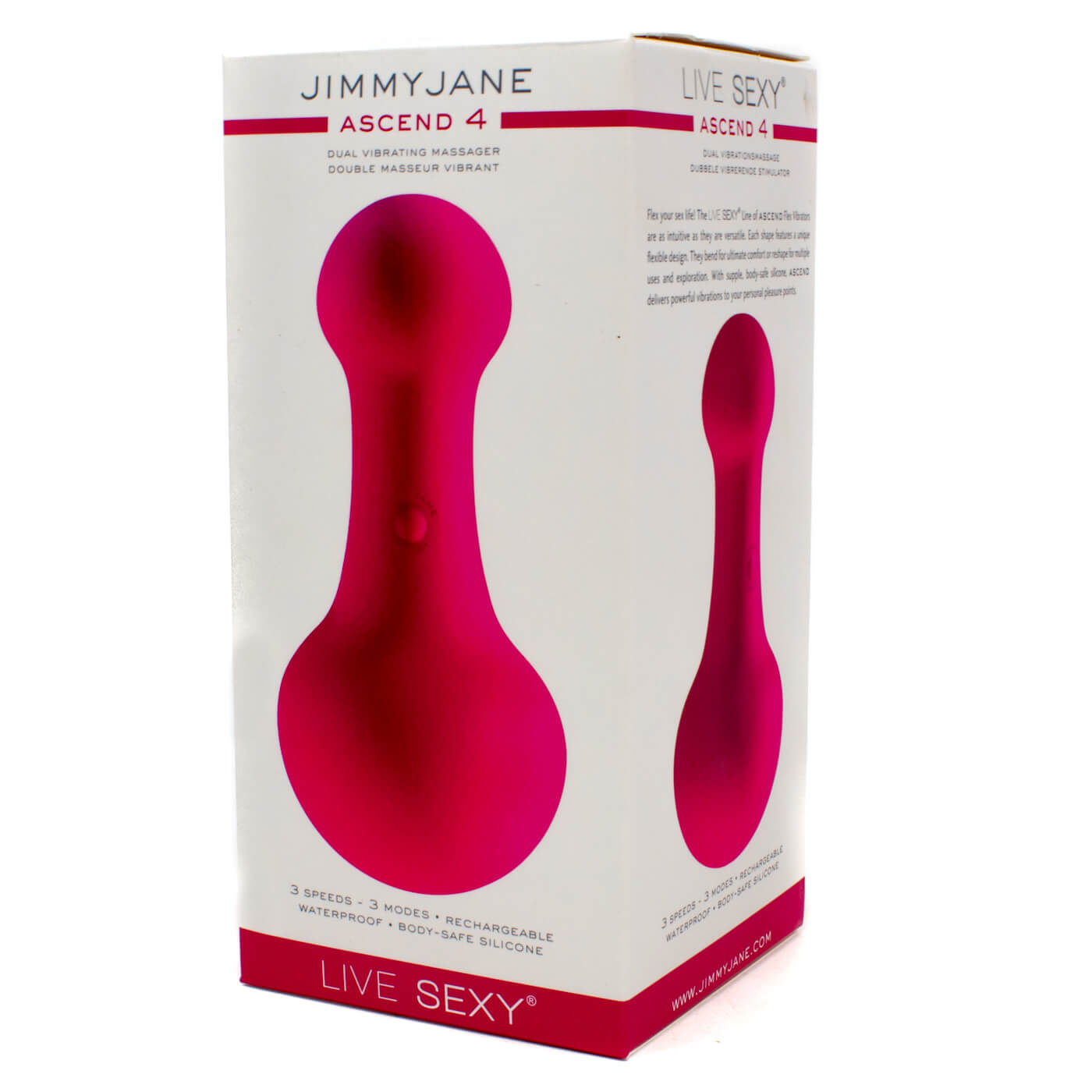 Jimmyjane Ascend 4 Multi-Function USB Rechargeable Vibrating Massager