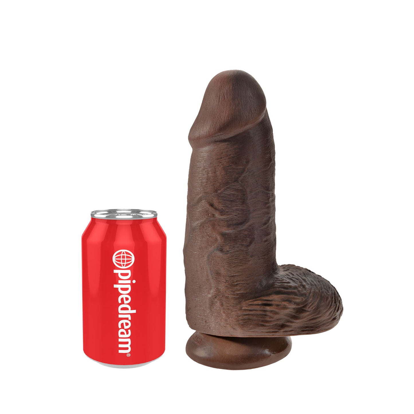 King Cock Ultra Realistic Chubby 9 Inch Suction Cup Dildo With Balls