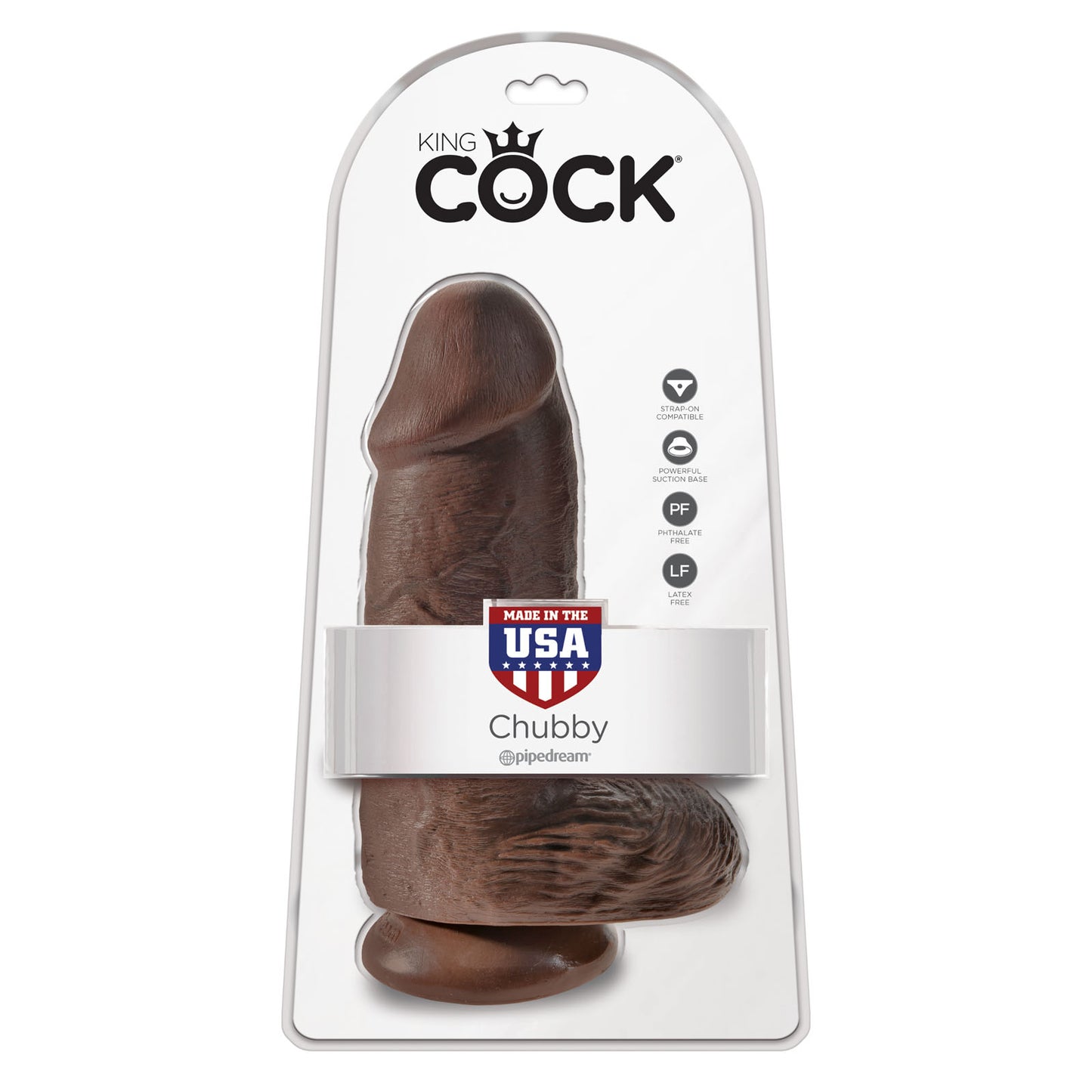 King Cock Ultra Realistic Chubby 9 Inch Suction Cup Dildo With Balls