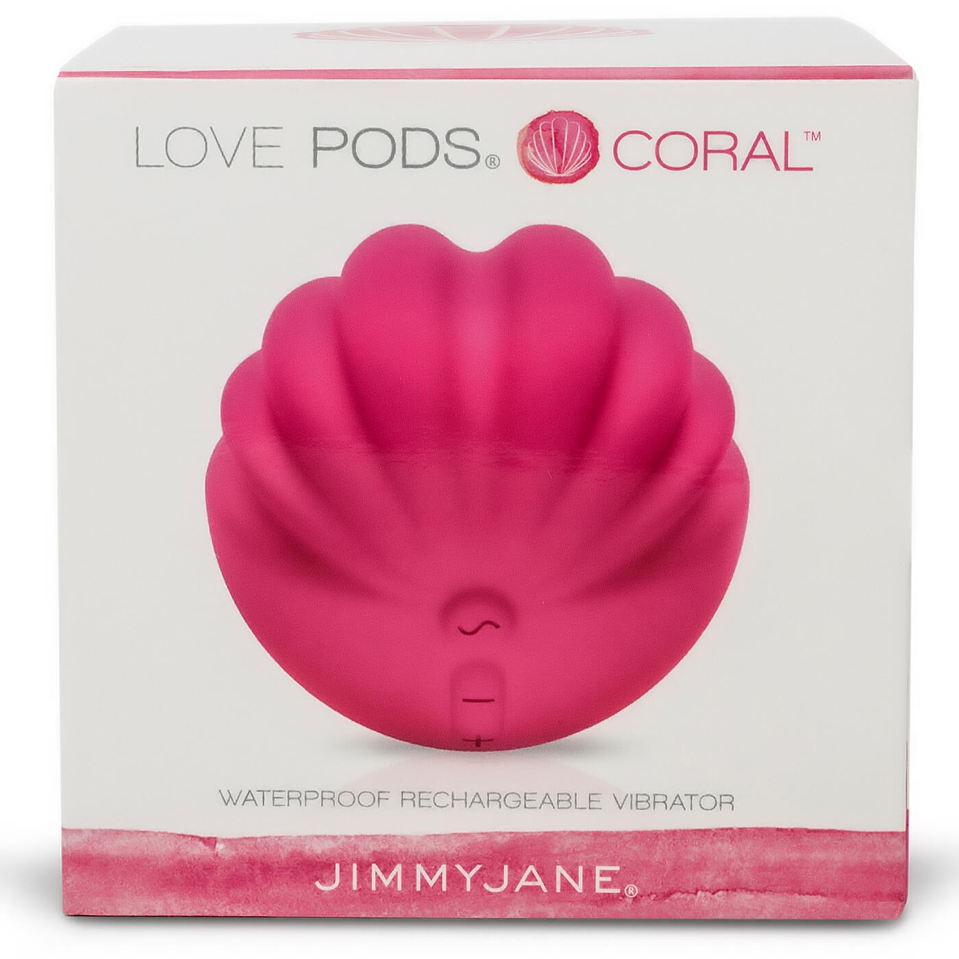 Jimmyjane Coral Love Pod 9 Function USB Rechargeable Clitoral Vibrator