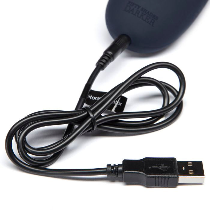 Fifty Shades Darker Delicious Tingles 12 speeds Usb Rechargeable Waterproof Clitoral Vibrator