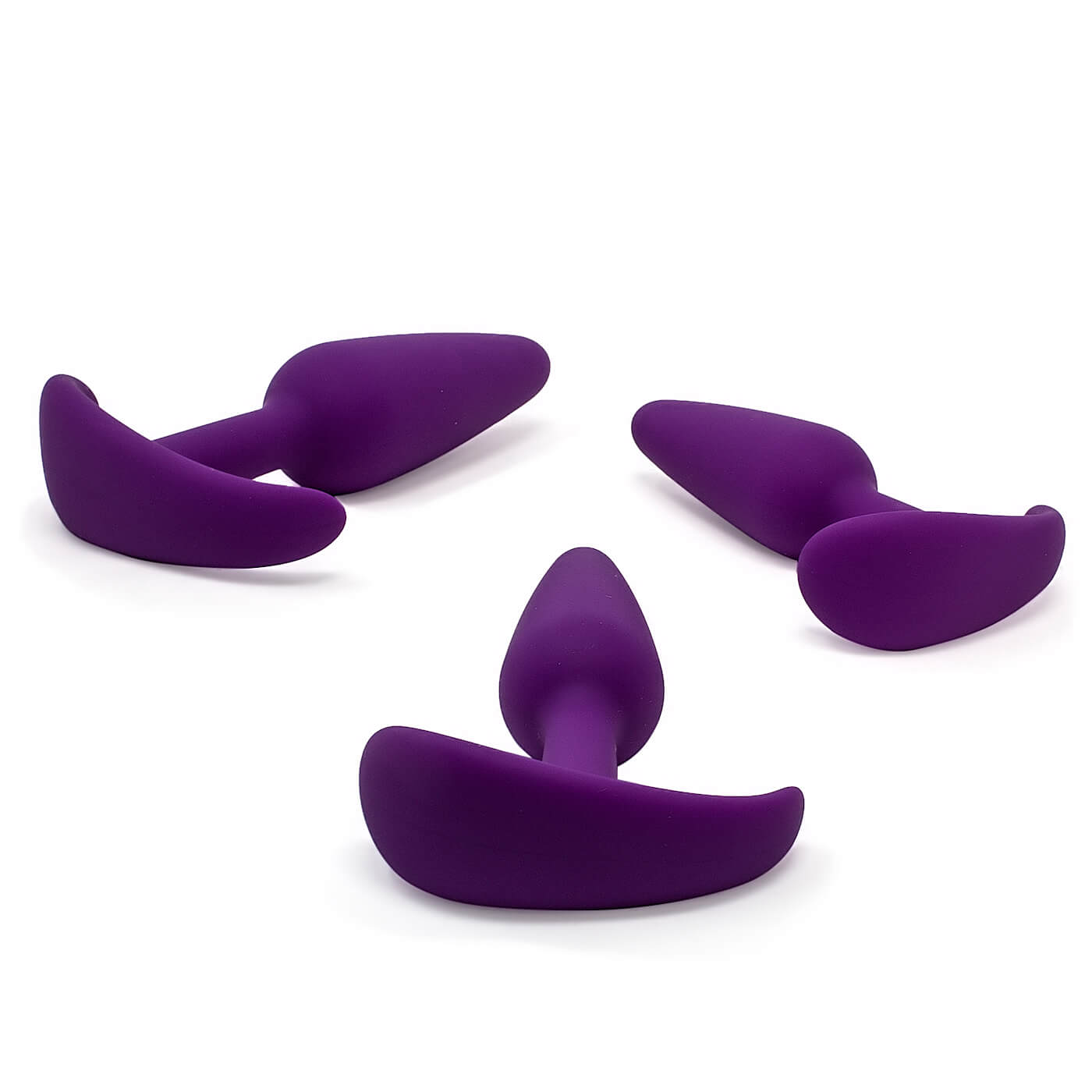 Gossip Rump Rockers Pure Silicone 3 Piece Beginner Butt Plug Set