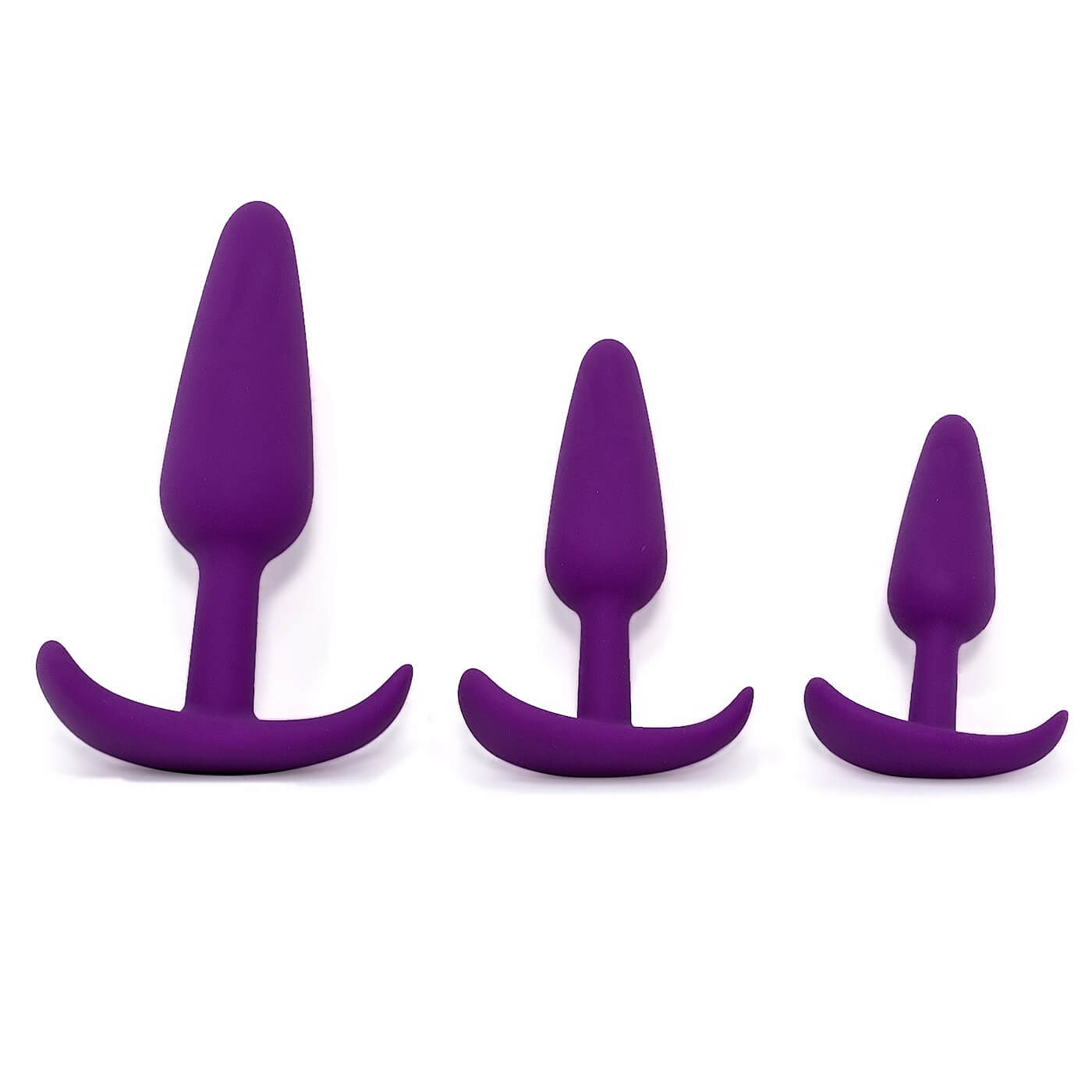 Gossip Rump Rockers Pure Silicone 3 Piece Beginner Butt Plug Set