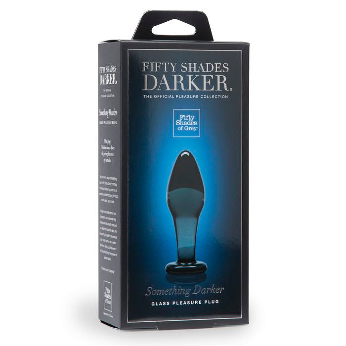 Fifty Shades Darker Something Darker 4 Inches Glass Butt Plug