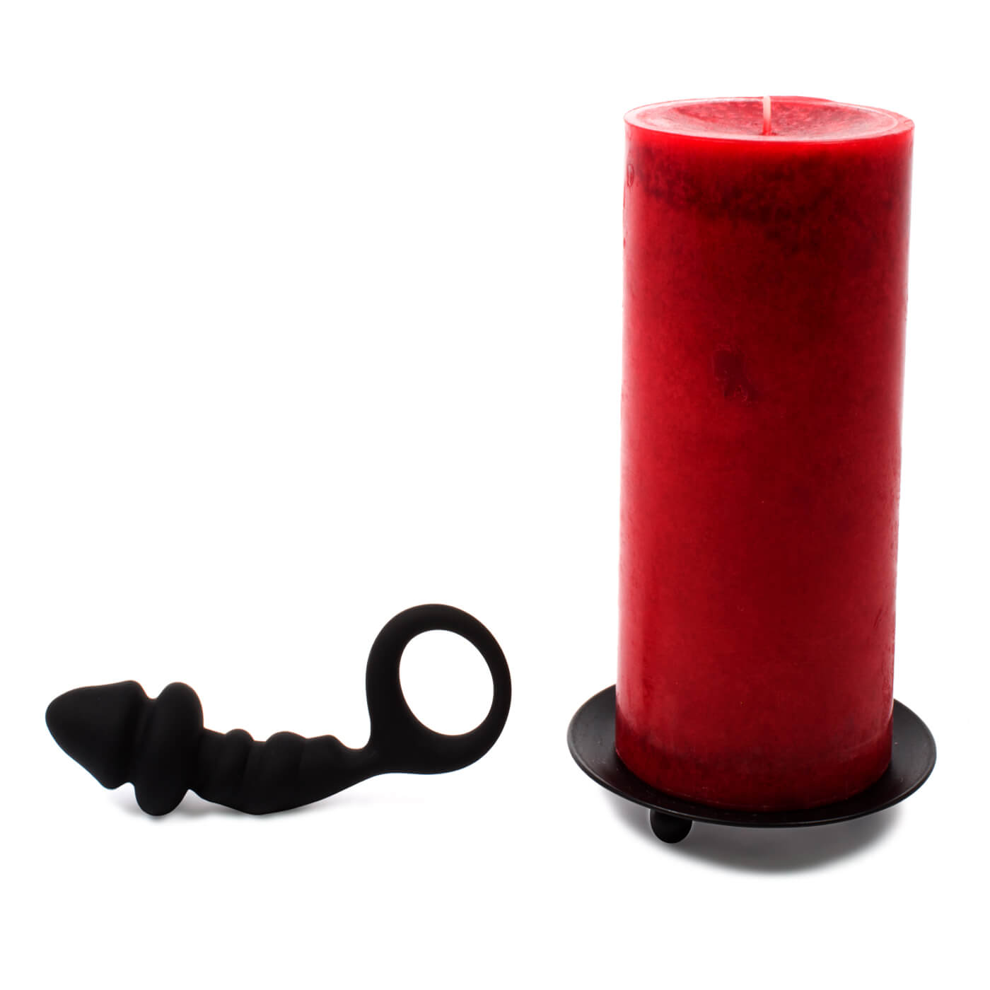 Cloud 9 Curved Silicone Black Waterproof Prostate Plug