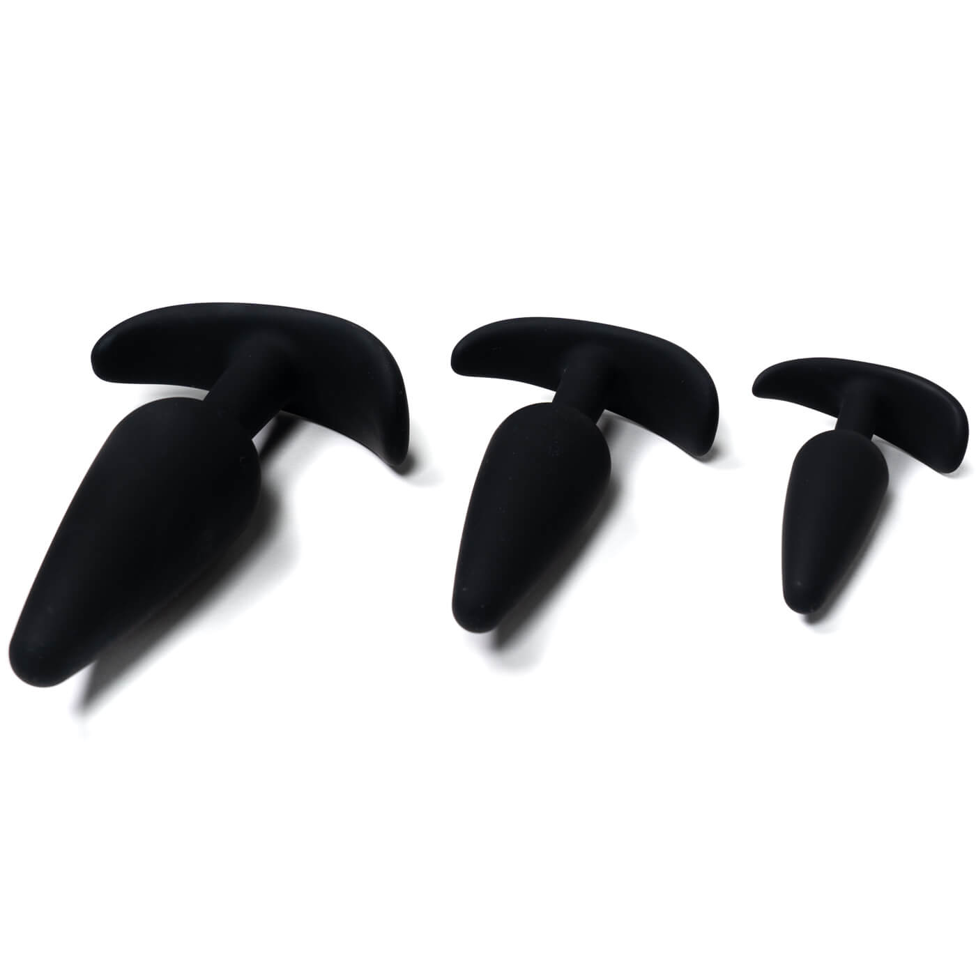 Backdoor Bliss 3 Size Tapered Silicone Butt Plug Training Set