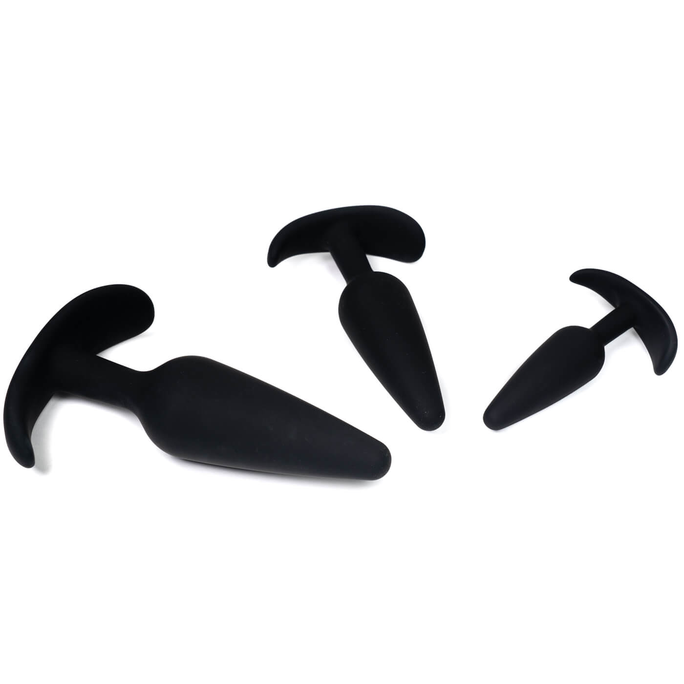 Backdoor Bliss 3 Size Tapered Silicone Butt Plug Training Set
