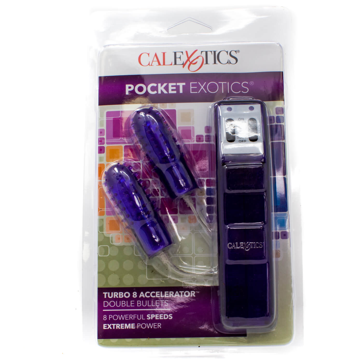 Turbo 8 Function Double Bullet Vibrator With Sleeve