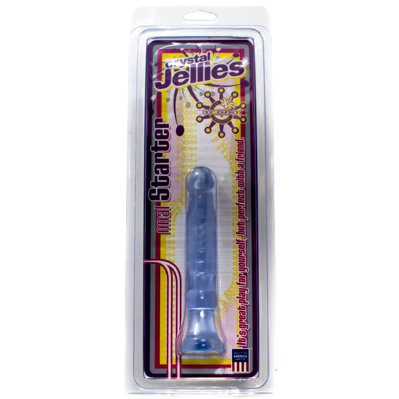 Doc Johnson Crystal Jellies 6 Inch Realistic Anal Dildo