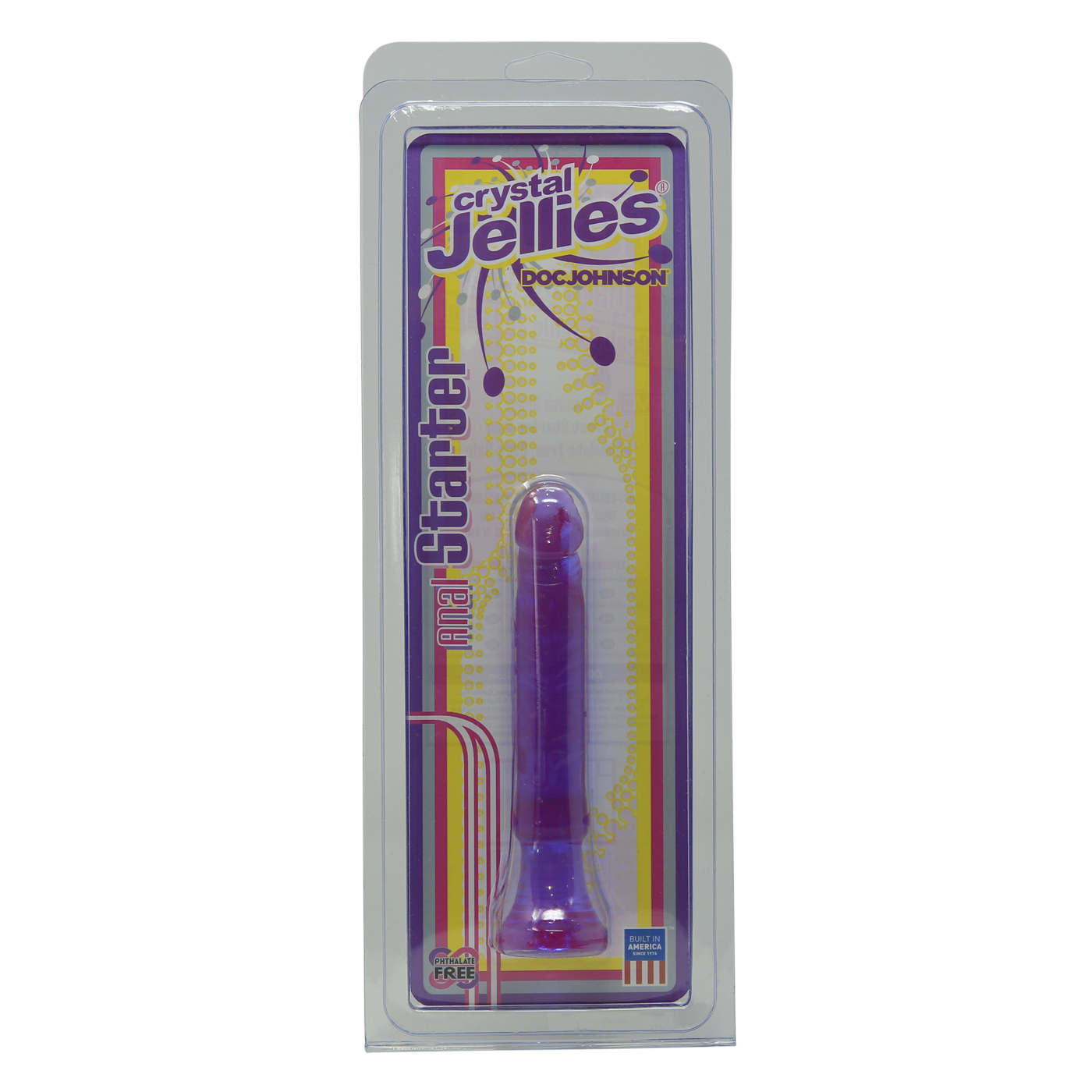 Doc Johnson Crystal Jellies 6 Inch Realistic Anal Dildo