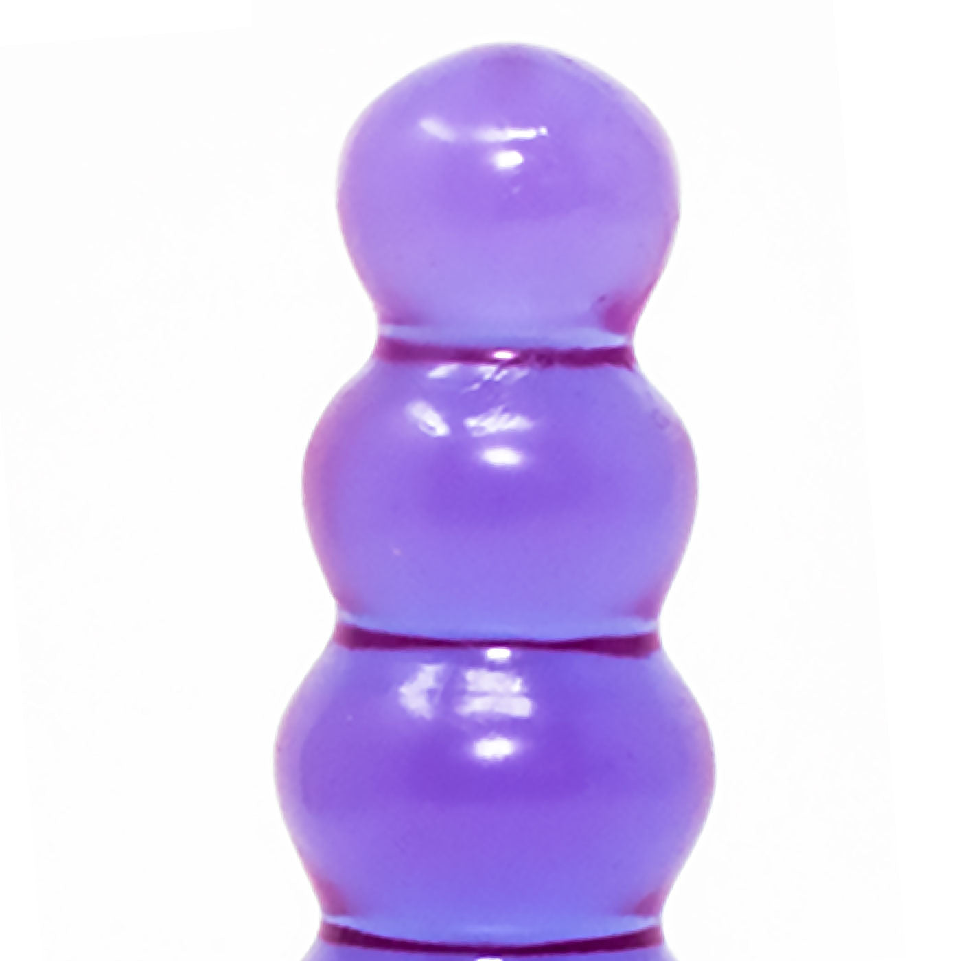 Doc Johnson Crystal Jellies Anal Delight Beaded Butt Plug