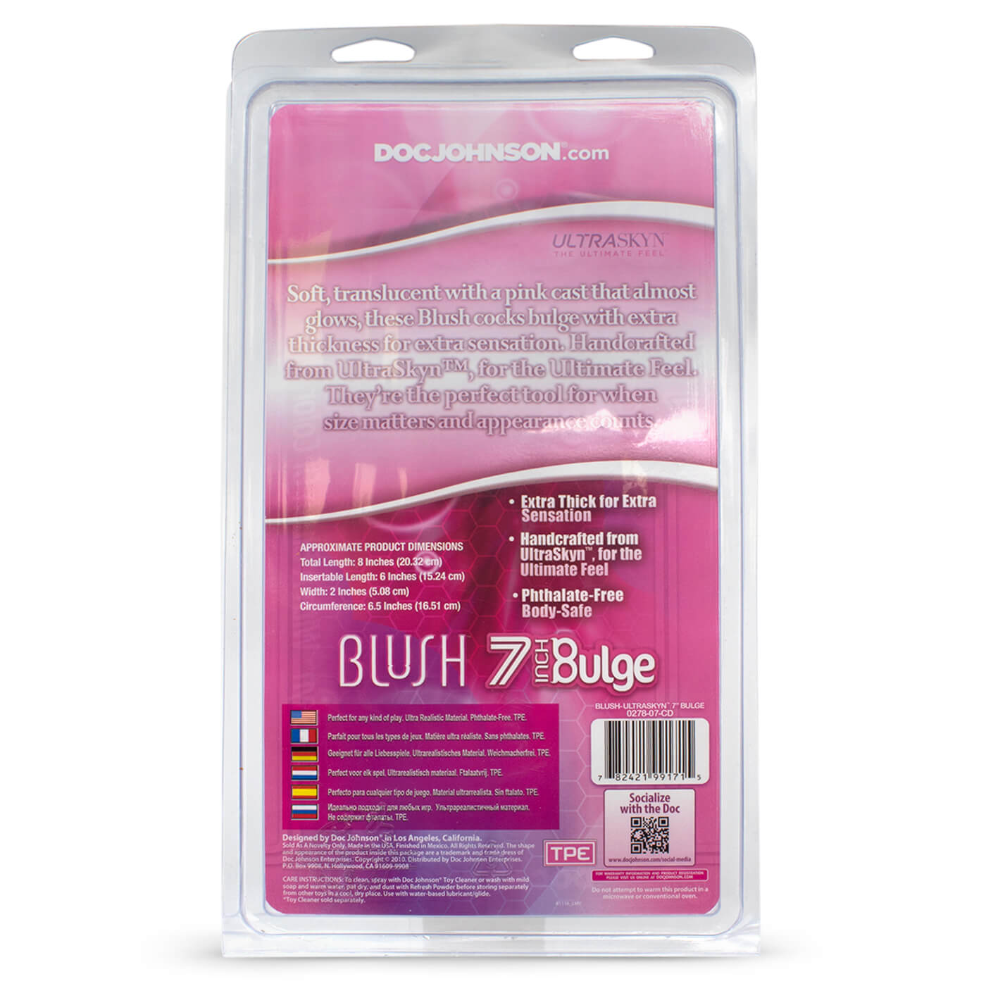 Blush 7 Inch Bulge UR3 Dildo