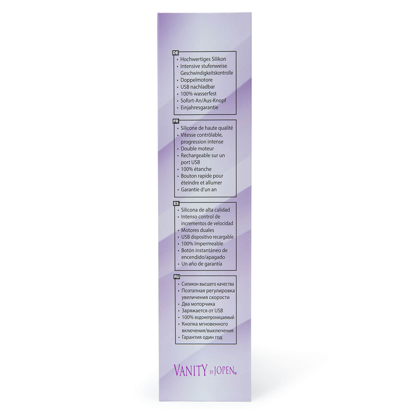 Jopen Vanity VR7 Rechargeable Dual Action Rabbit Vibrator