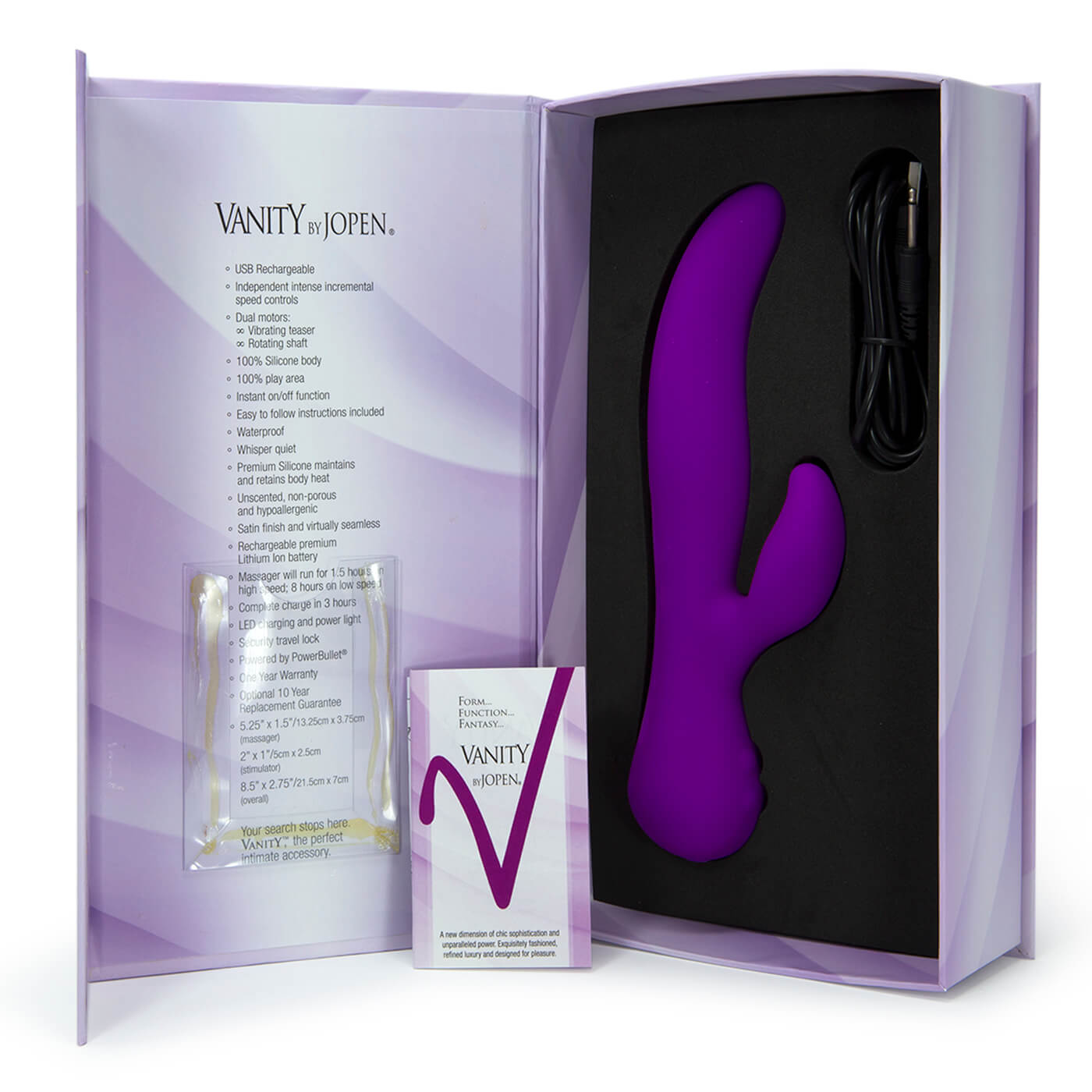 Jopen Vanity VR7 Rechargeable Dual Action Rabbit Vibrator