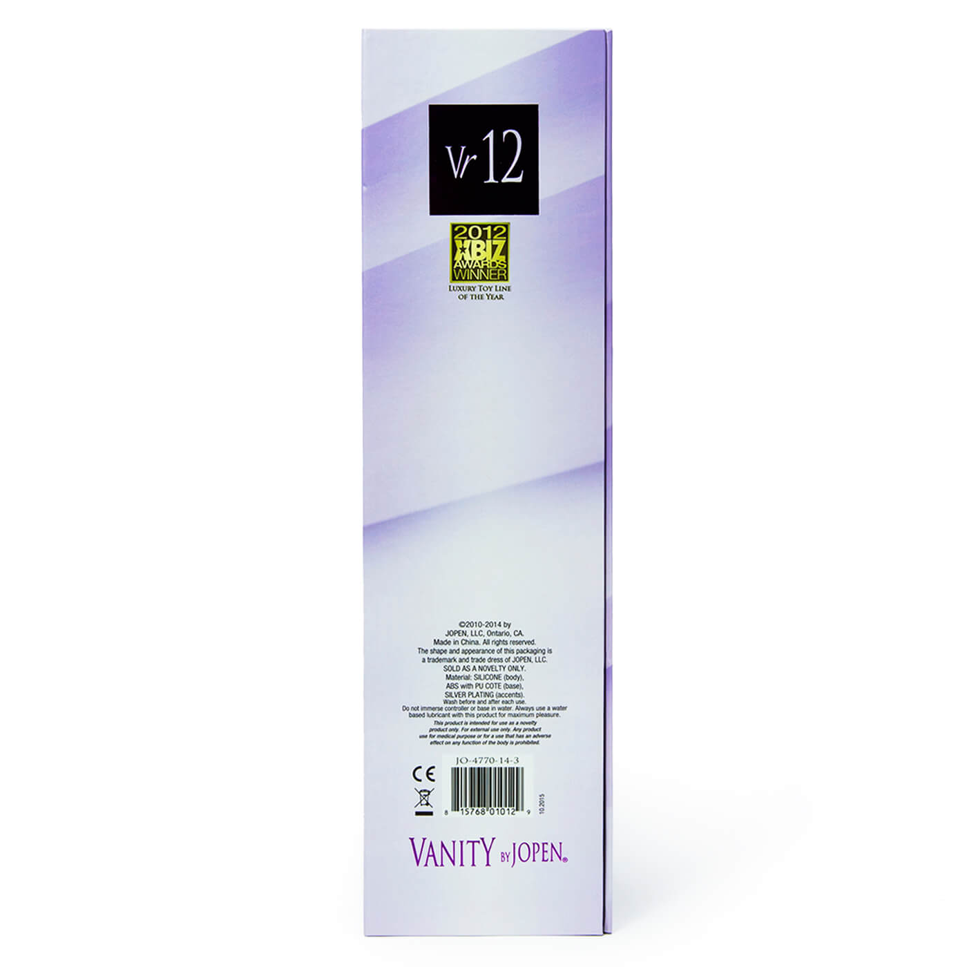 Vanity VR12 Rechargeable Waterproof Dual Rabbit