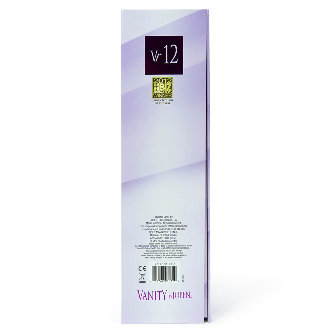 Vanity VR12 Rechargeable Waterproof Dual Rabbit