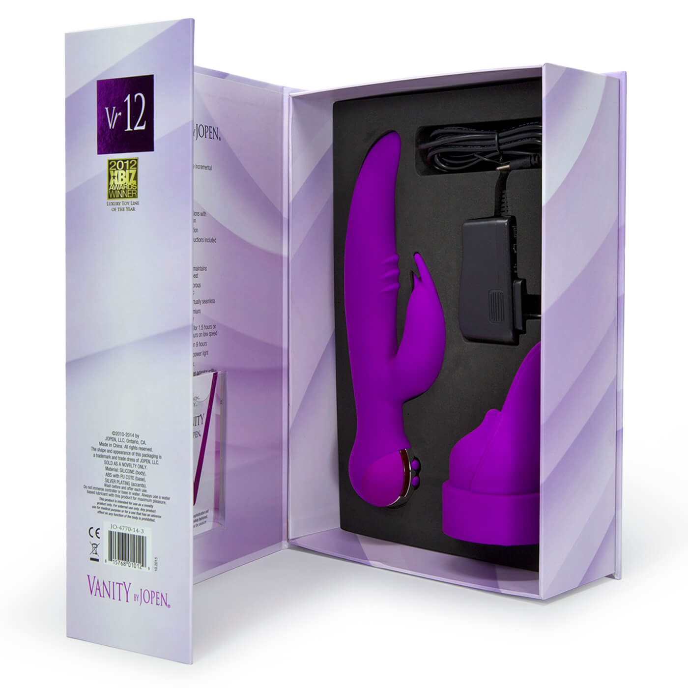 Vanity VR12 Rechargeable Waterproof Dual Rabbit