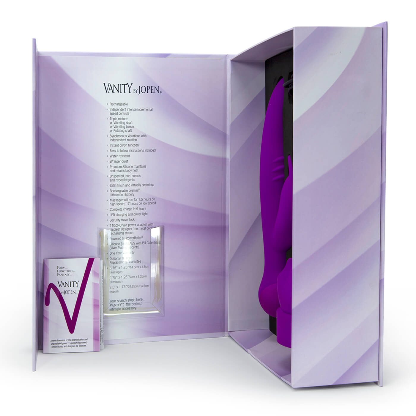 Vanity VR12 Rechargeable Waterproof Dual Rabbit