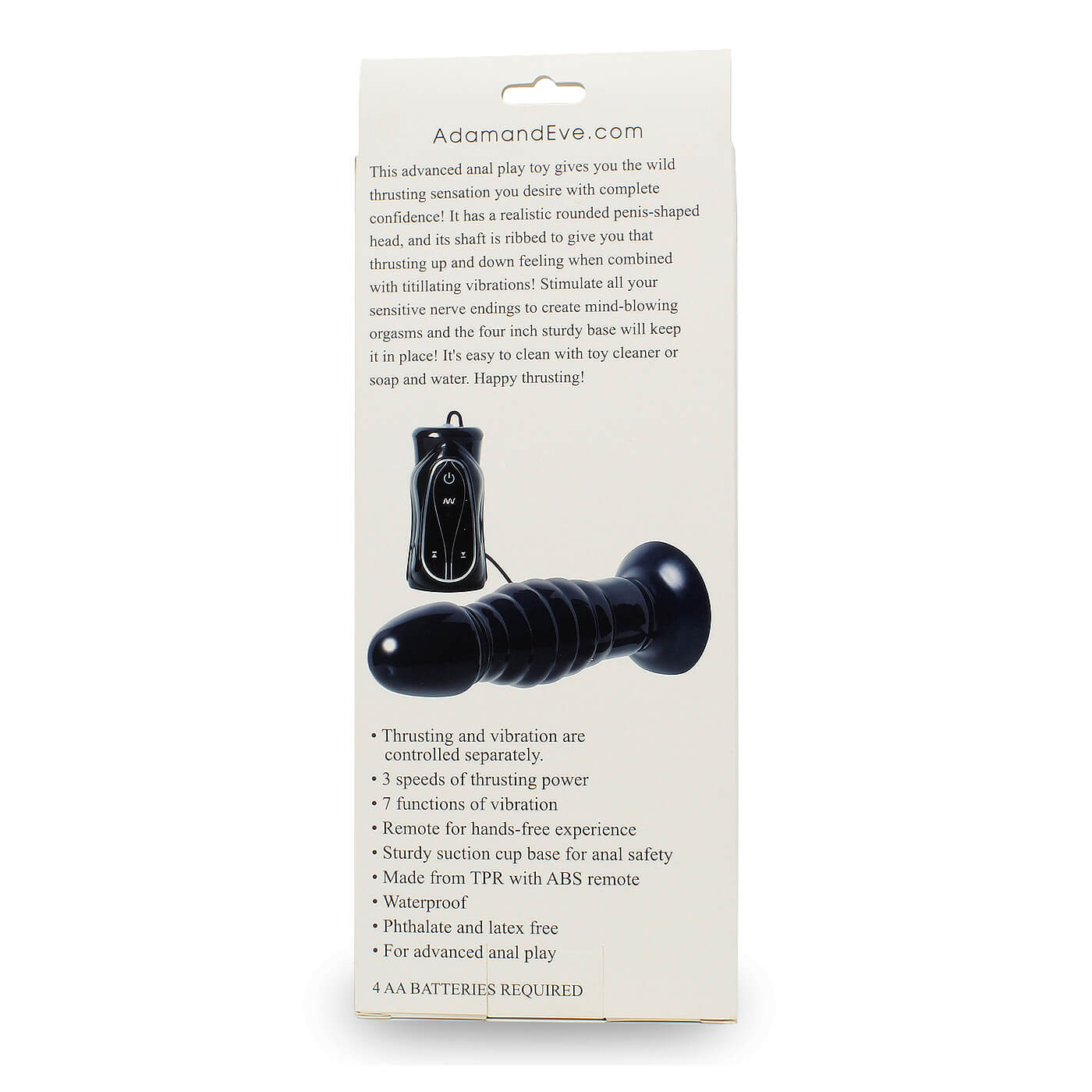 Thrusting Anal Vibe