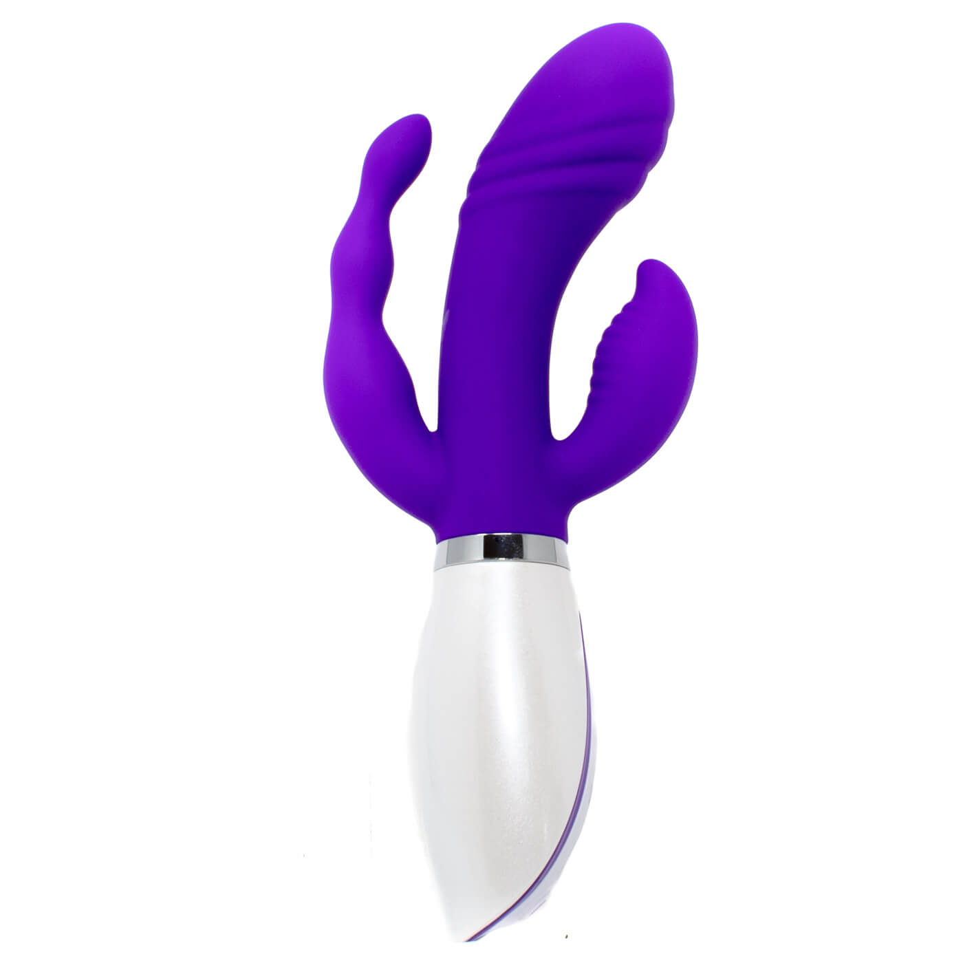 Disco Triple Play G-Spot Anal Clitoral USB Rechargeable Waterproof Vibrator