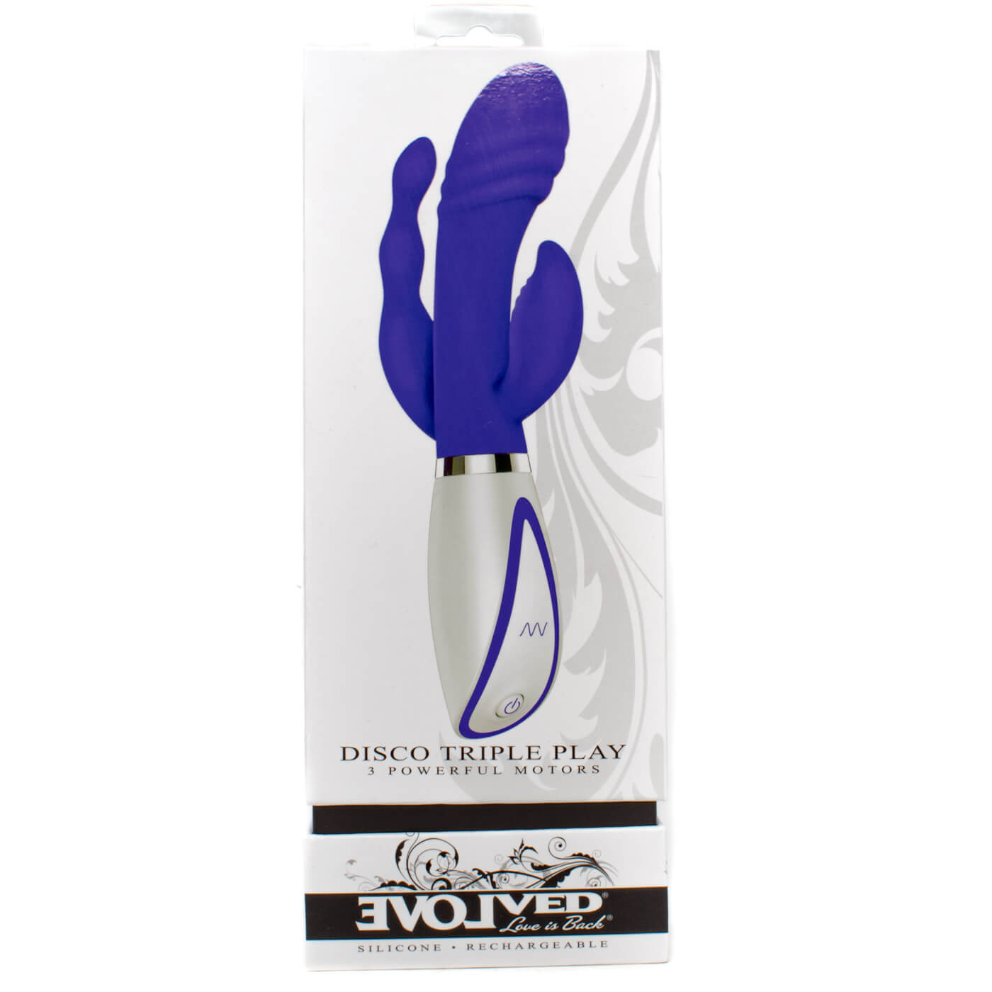 Disco Triple Play G-Spot Anal Clitoral USB Rechargeable Waterproof Vibrator