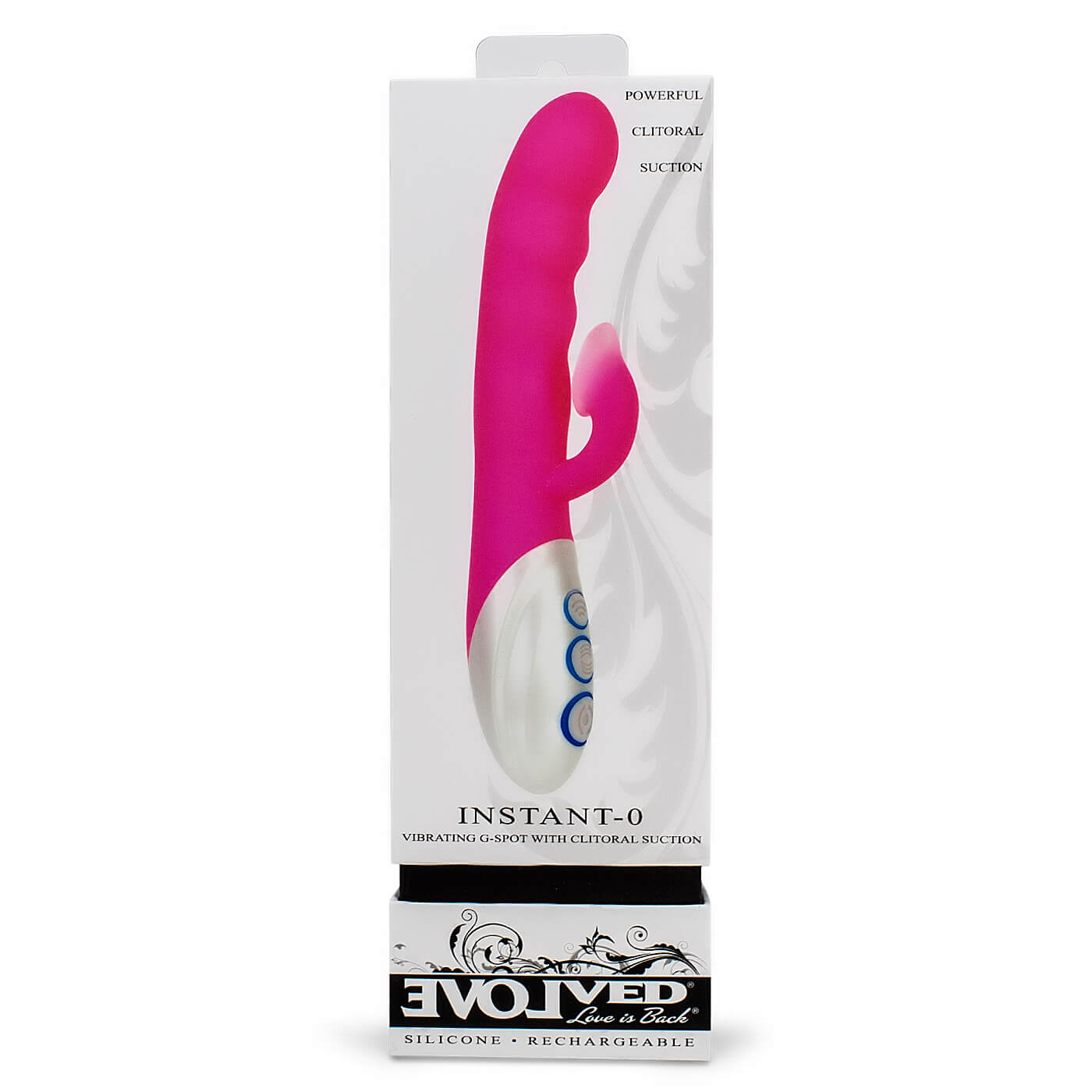 Instant O 8 Function Waterproof USB Rechargeable G-Spot Dual Vibrator