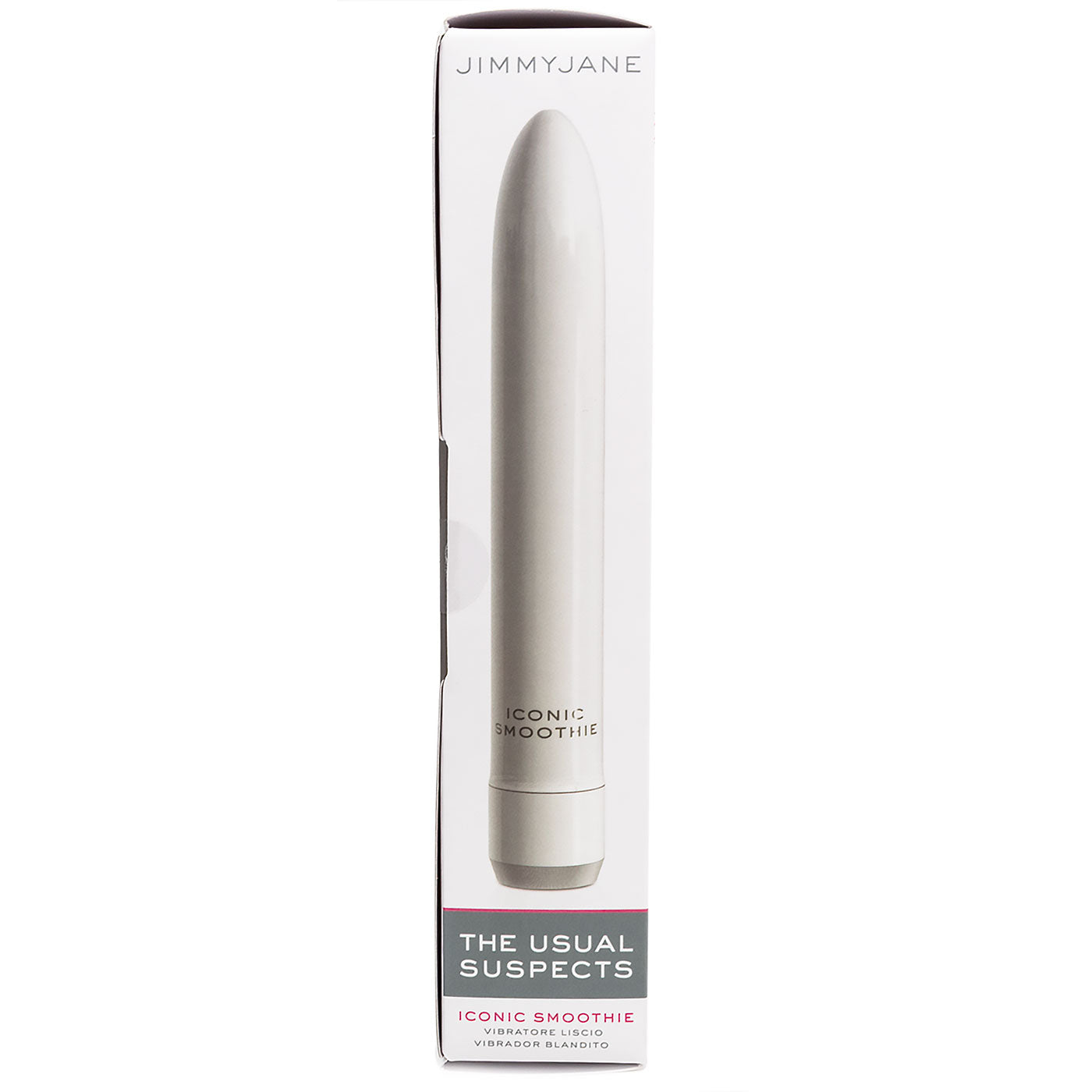 Jimmyjane Hypoallergenic Waterproof Iconic Smoothie Vibrator