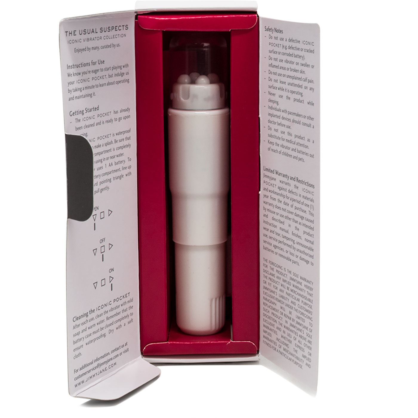 Jimmyjane Iconic Pocket Vibrator