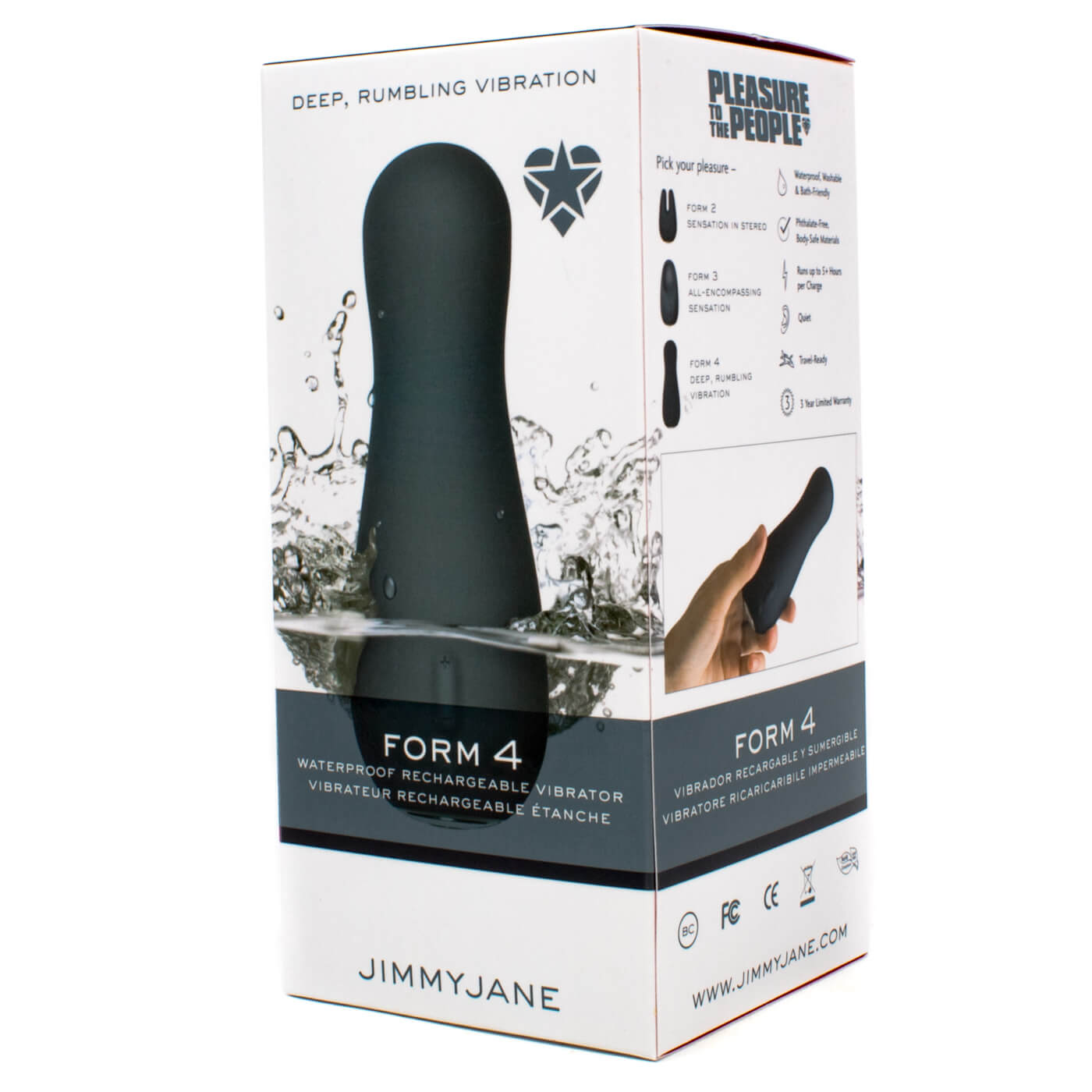 Jimmyjane FORM 4 Luxury Rechargeable Vibrator